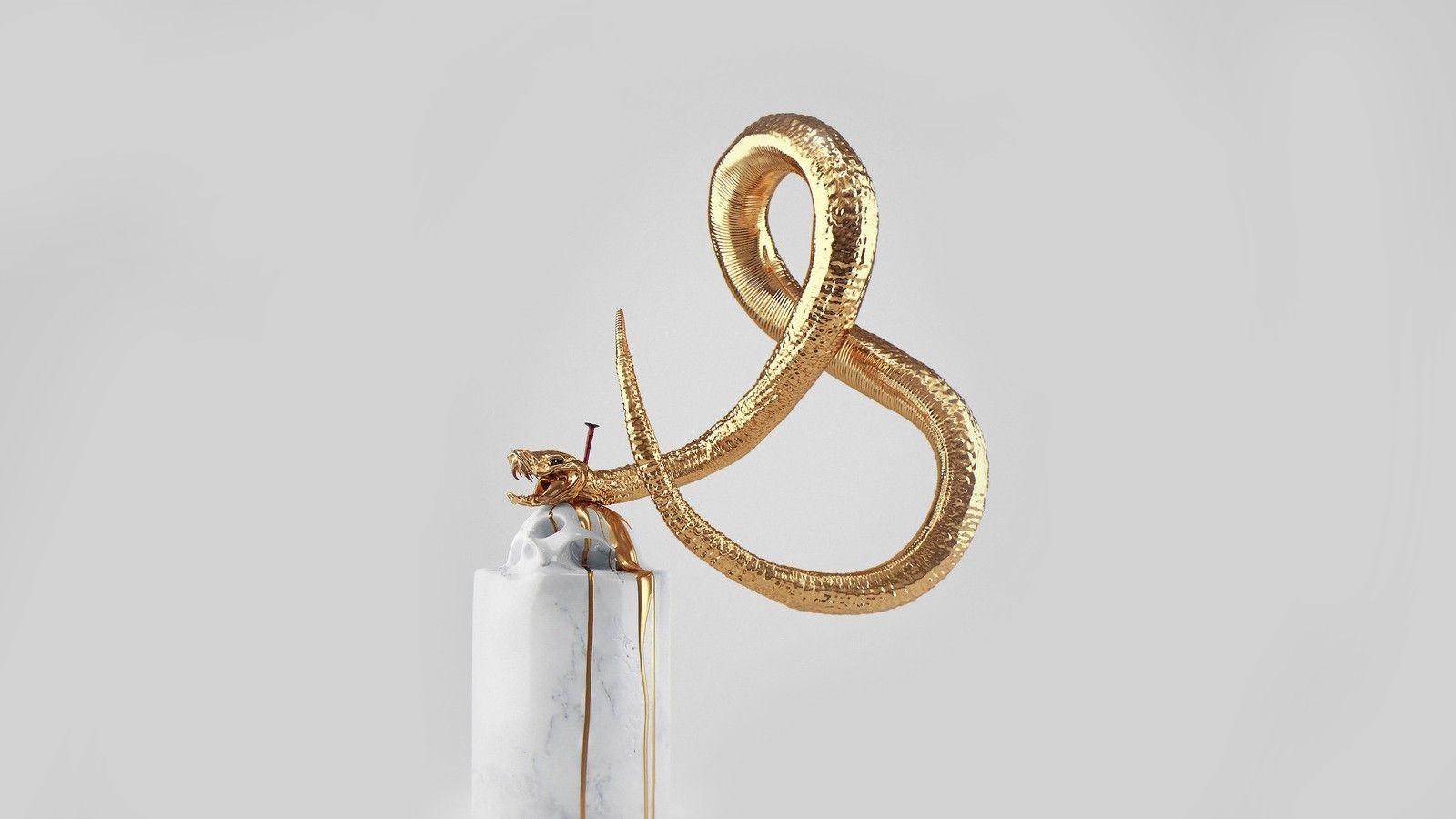 Gold Snake Wallpapers Top Free Gold Snake Backgrounds WallpaperAccess