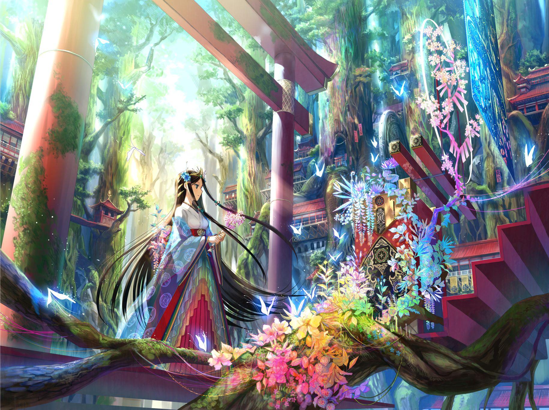 1830x1368 1830x1368 Colorful, Oriental, Shinto. Mocah.org HD Wallpaper