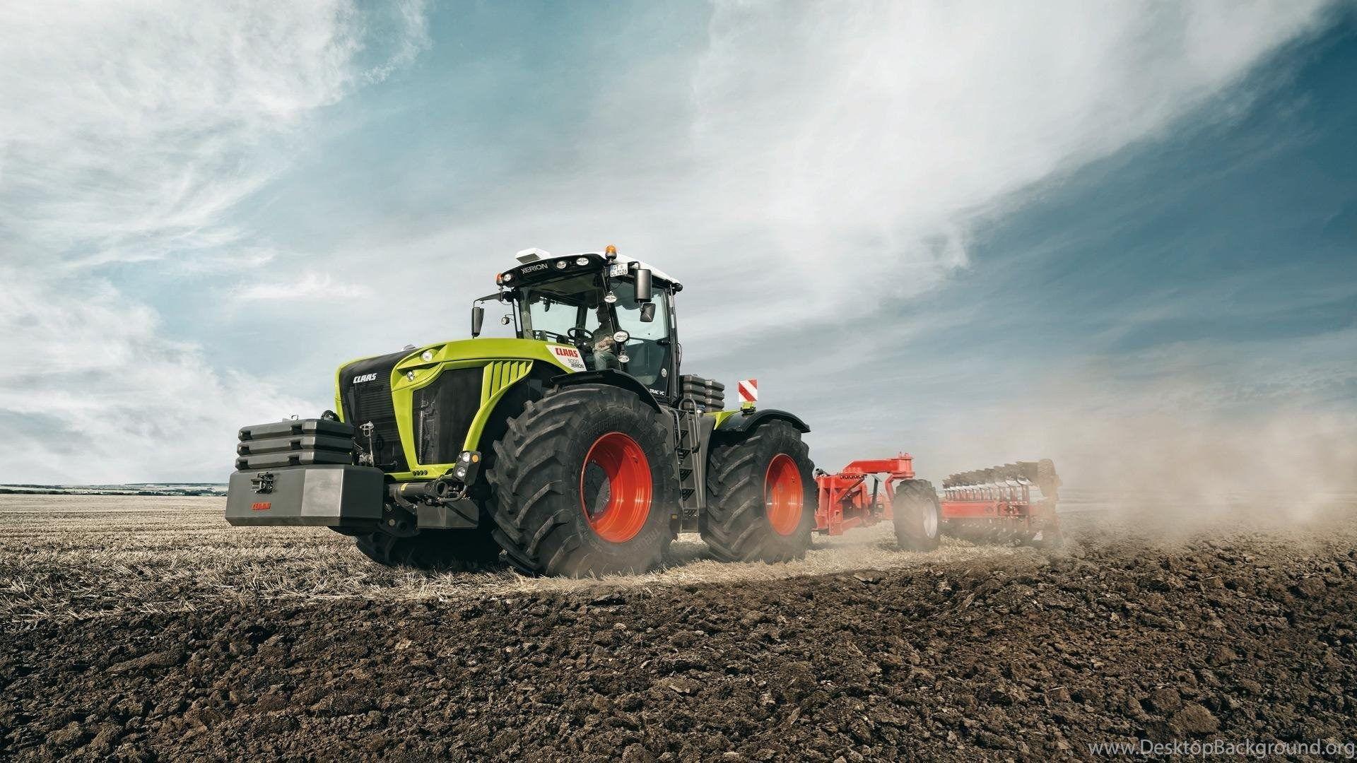 1920x1080 New Holland FR9090 Claas Xerion SG Wallpaper Desktop Background