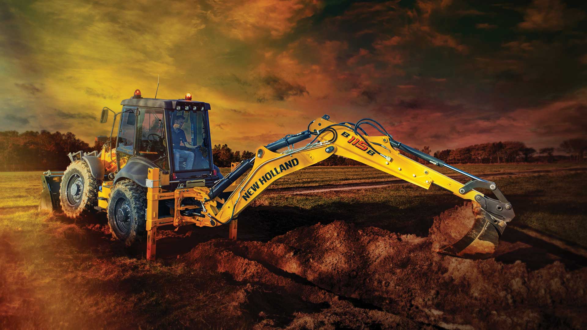 1920x1080 New Holland Construction East Tractors and Machinery