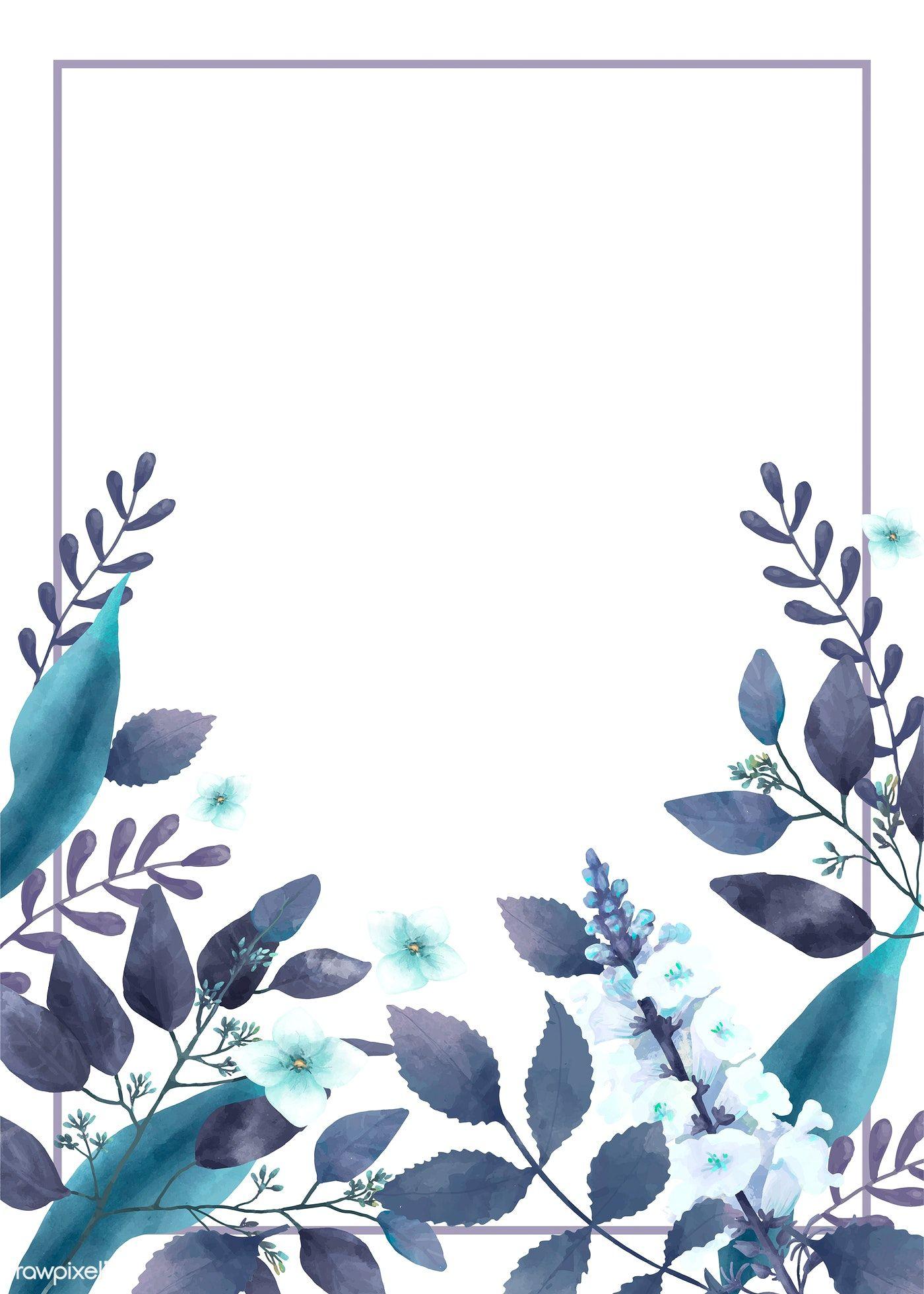 1400x1960 Download premium vector of Blue themed greetings card