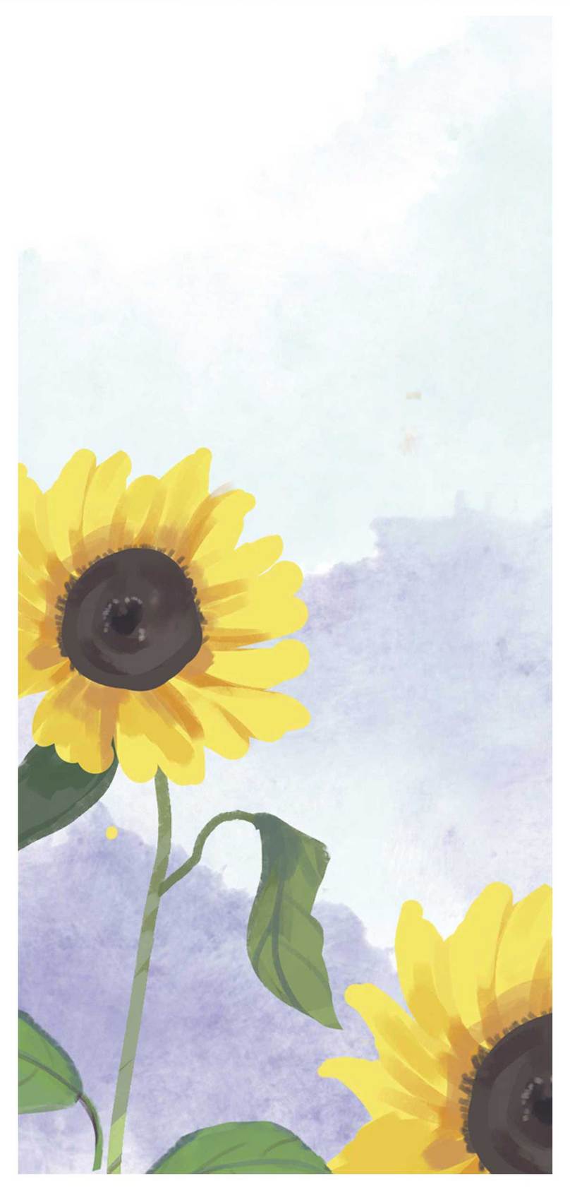 808x1692 sunflower mobile phone wallpaper background image free download