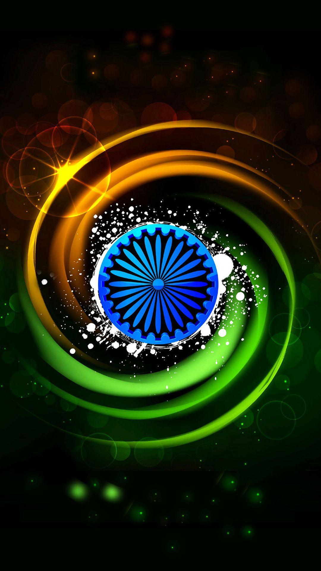 1080x1920 India Flag for Mobile Phone Wallpaper 08 of 17