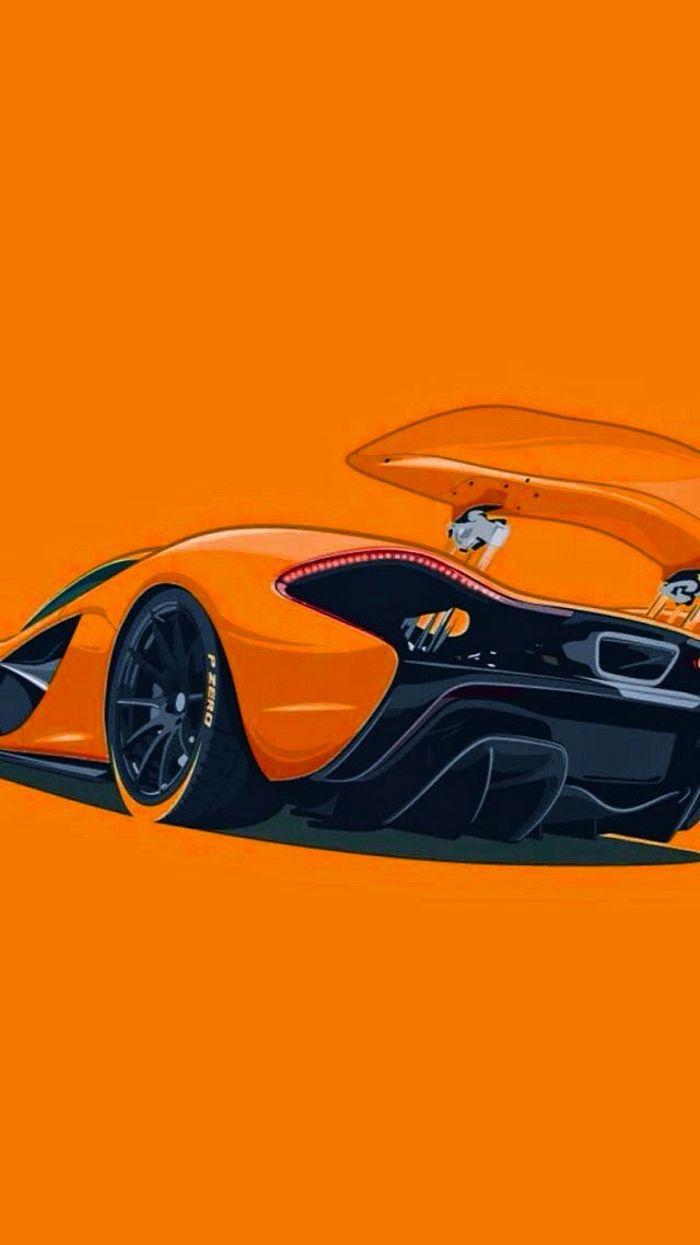 700x1245 Wallpaper Mclaren F1 Orange