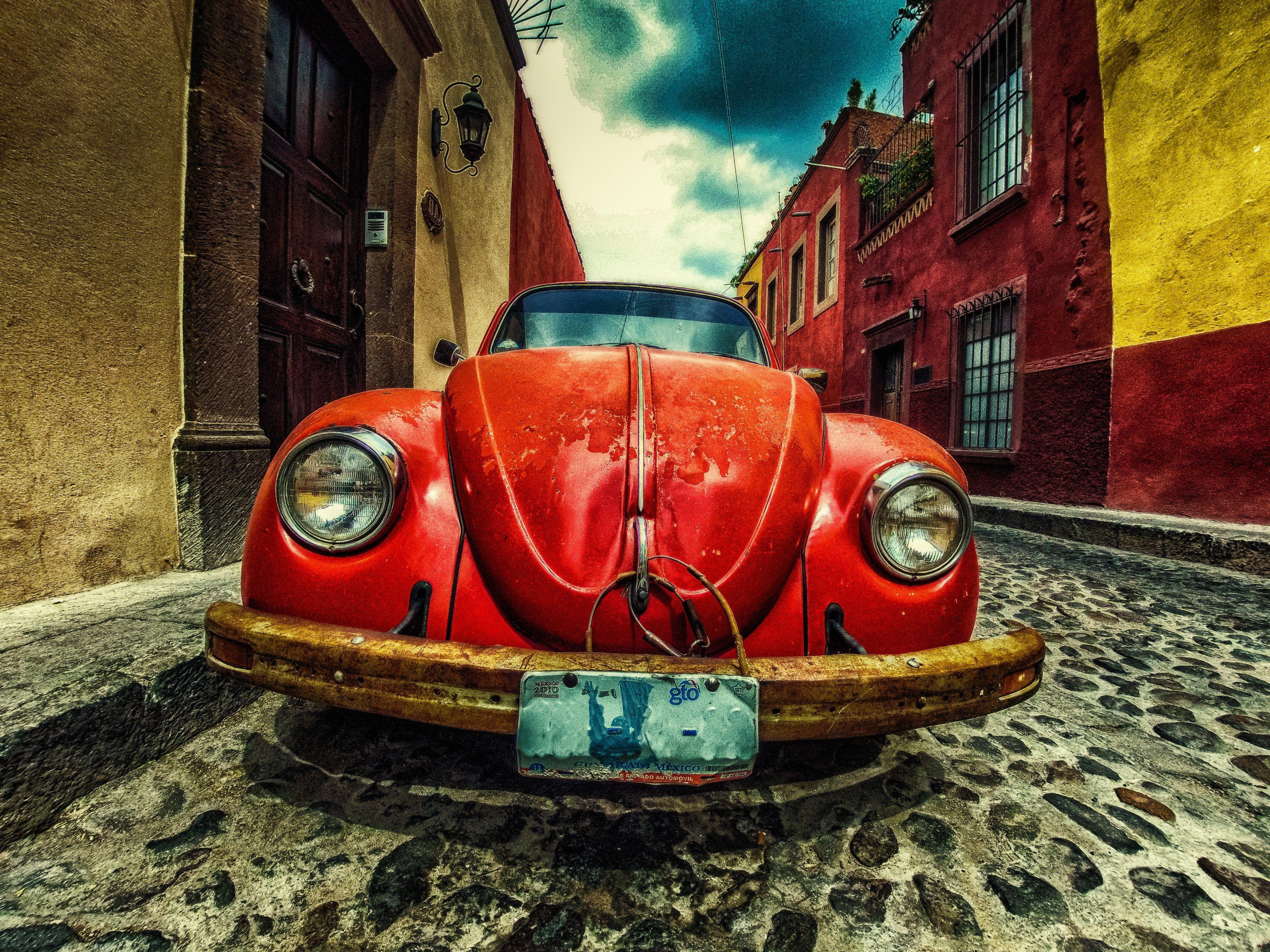 3840x2880 mexico car vw bug and volkswagen HD 4k wallpaper and background