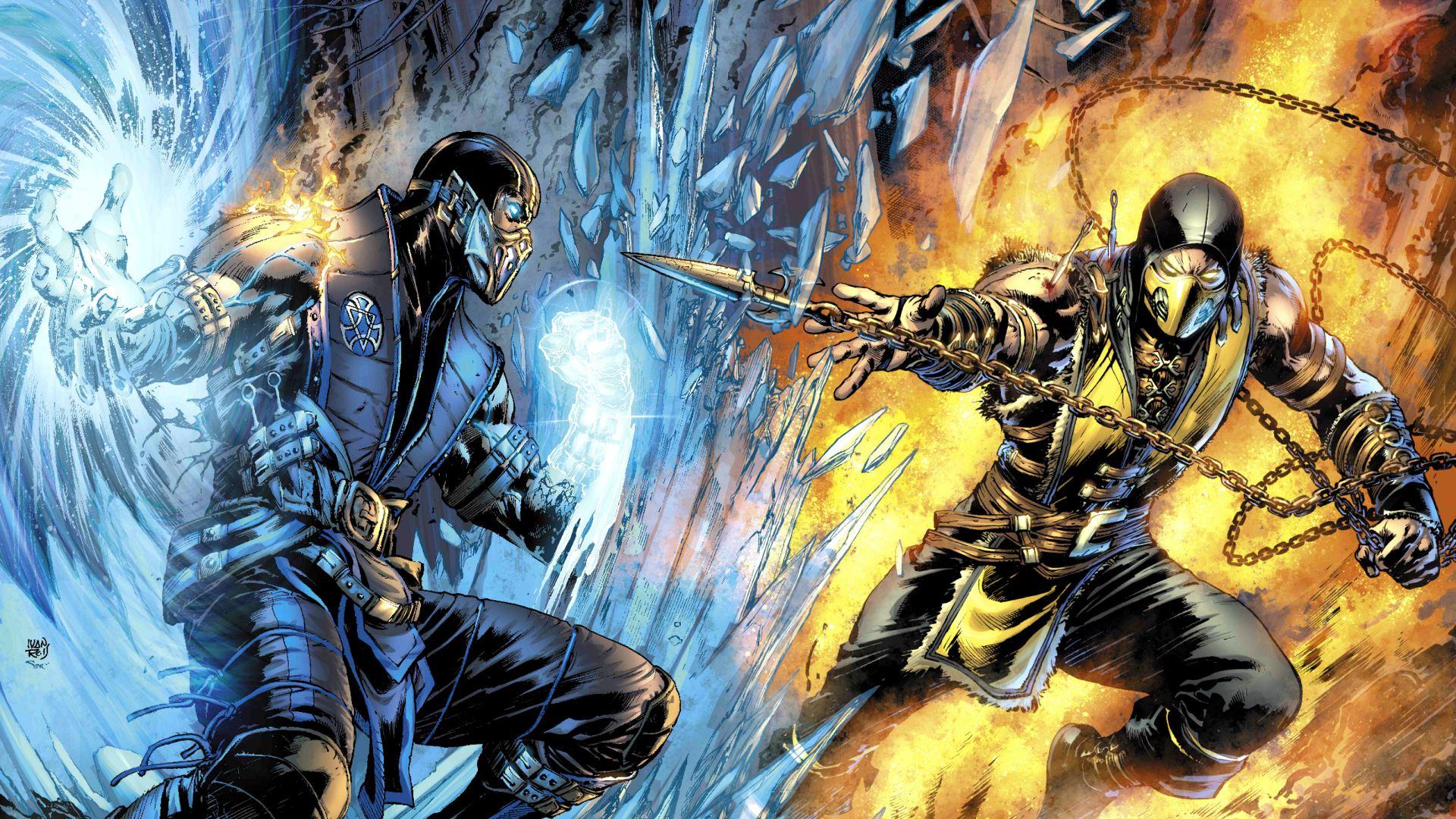 1920x1080 Sub Zero. Mortal Kombat Wallpaper