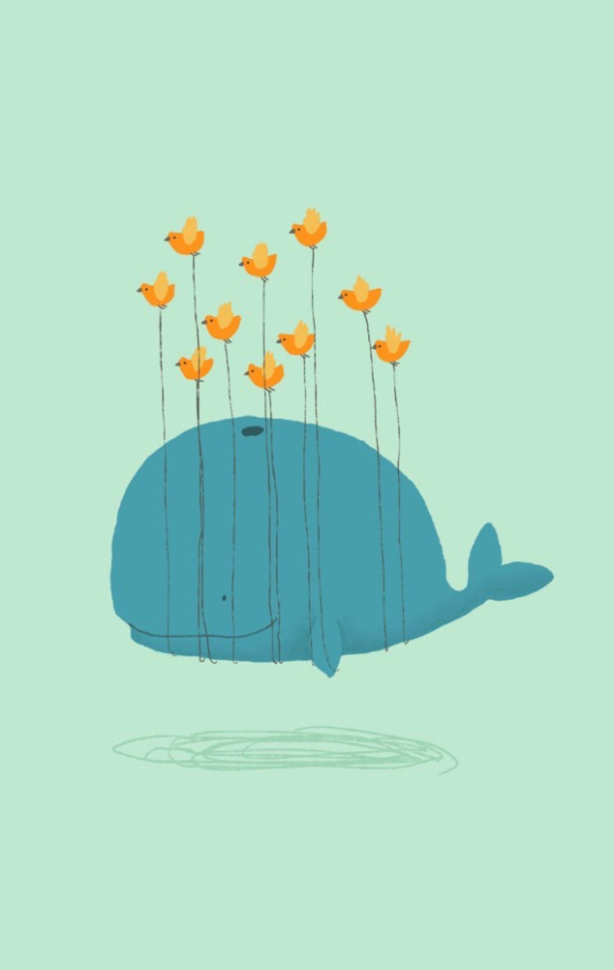1240x1960 ⭐Explore more Wallpaper. Whale illustration, Art wallpaper