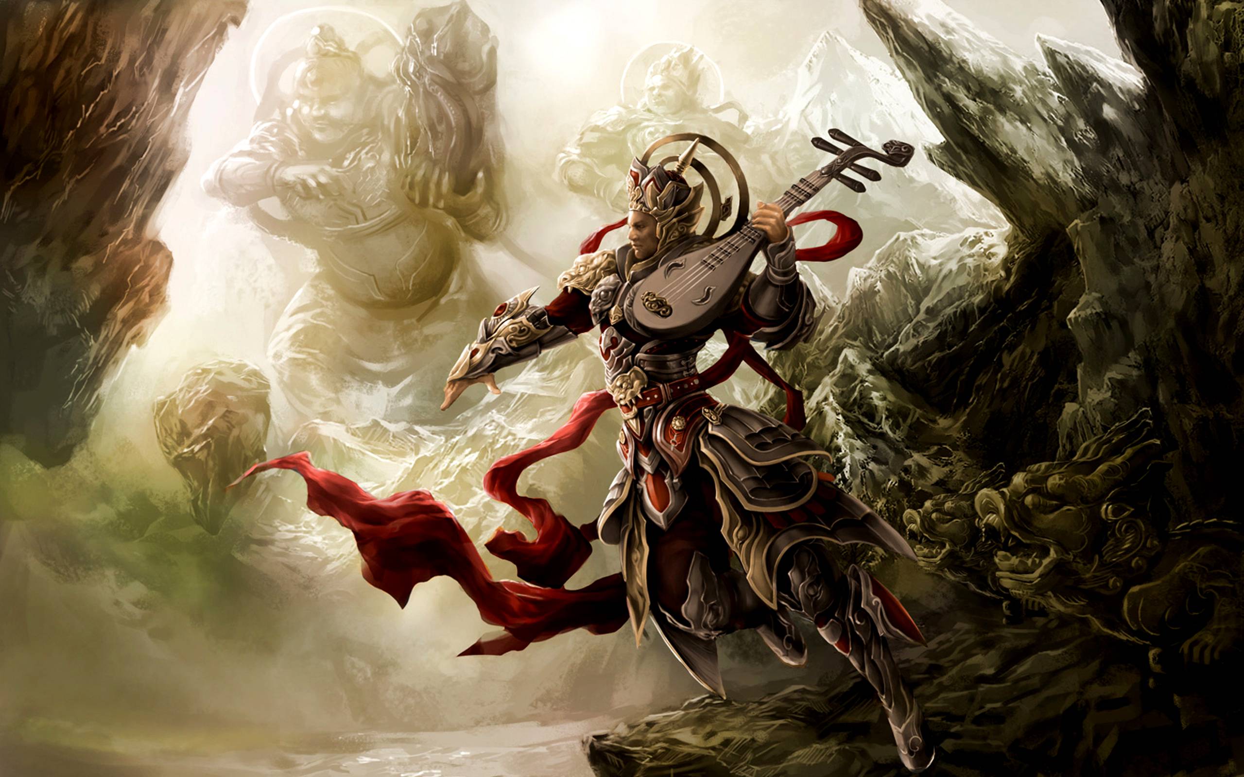 2560x1600 Fantasy Warrior Wallpaper