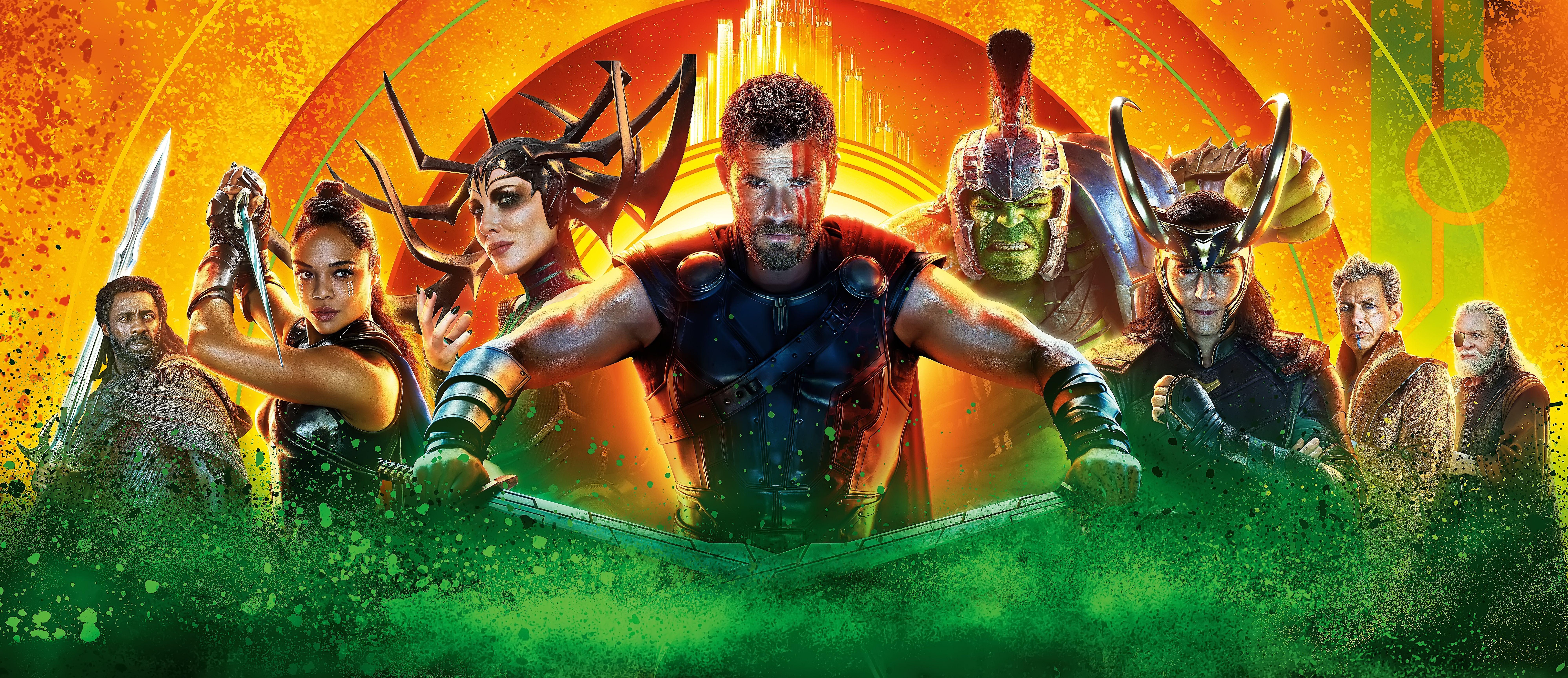 7991x3453 Thor And Loki Wallpaper HD