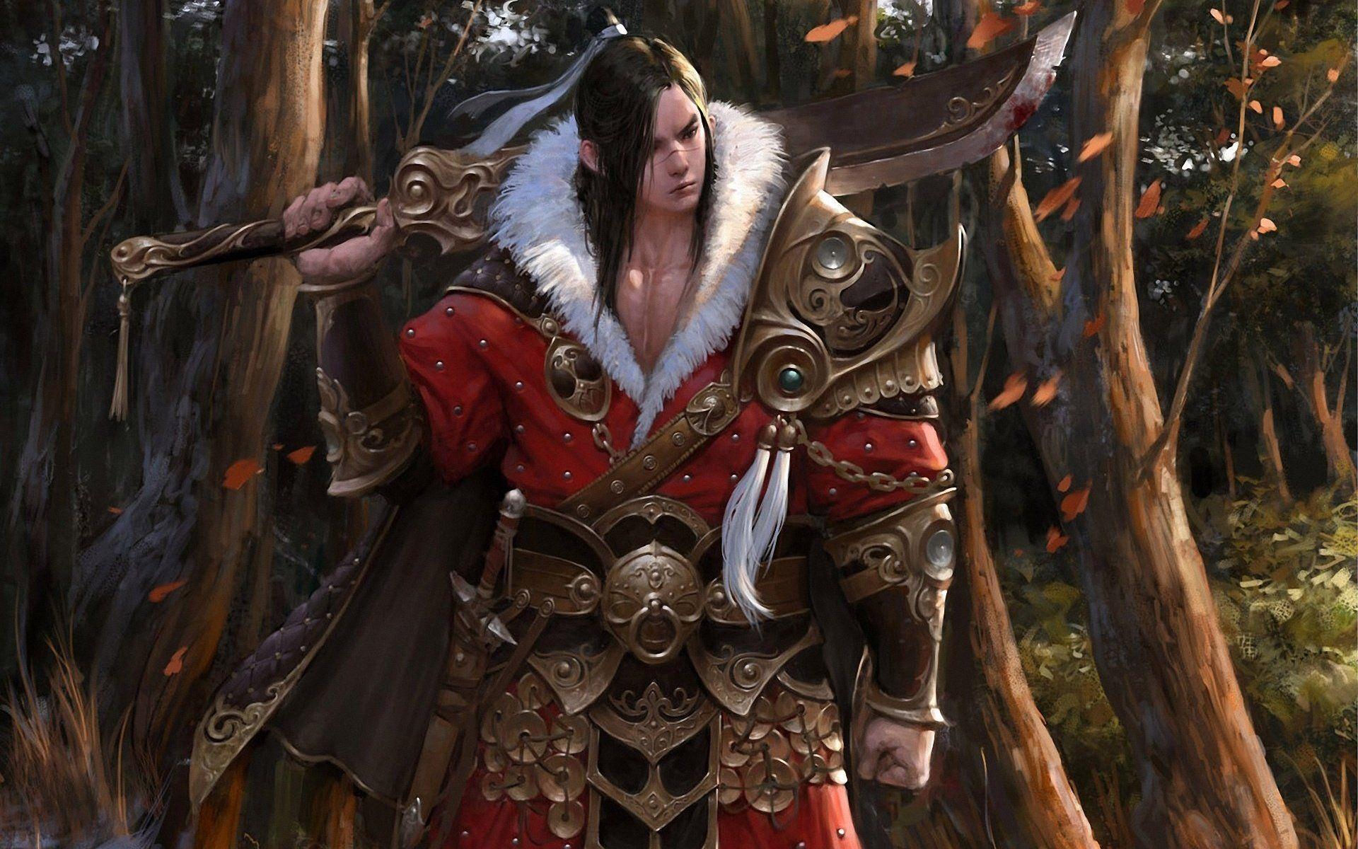 1920x1200 Forest Warrior Wallpaper. Beautiful Forest Wallpaper, Amazing Forest Wallpaper and Fall Forest Wallpaper