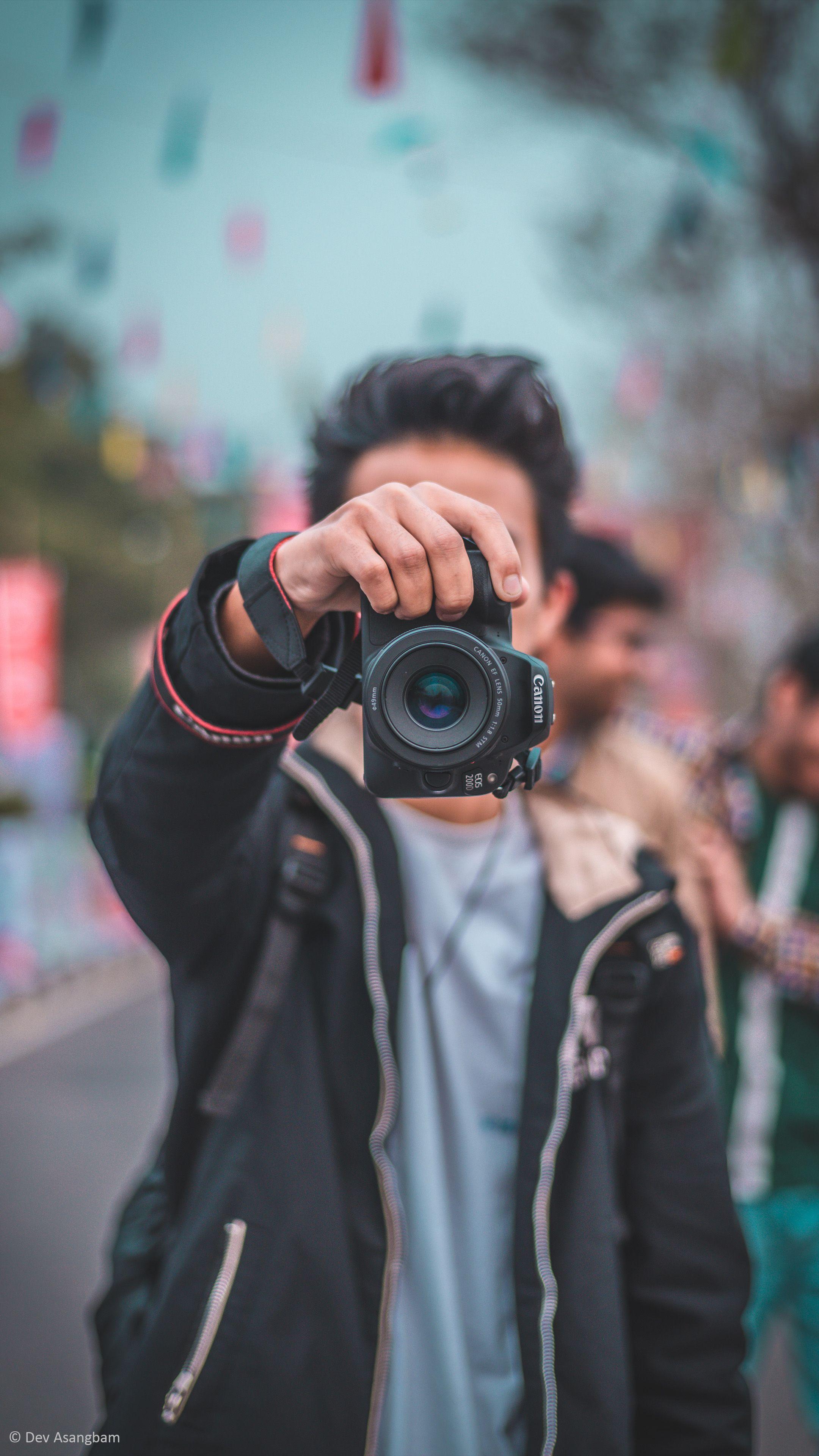 2160x3840 Photographer Camera Self Photography 4K Ultra HD Mobile Wallpaper