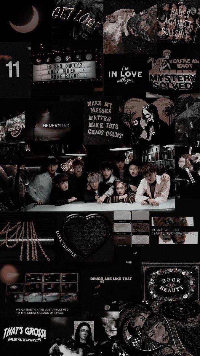 675x1200 Aesthetic Wallpaper Exo. Exo logo wallpaper, Exo