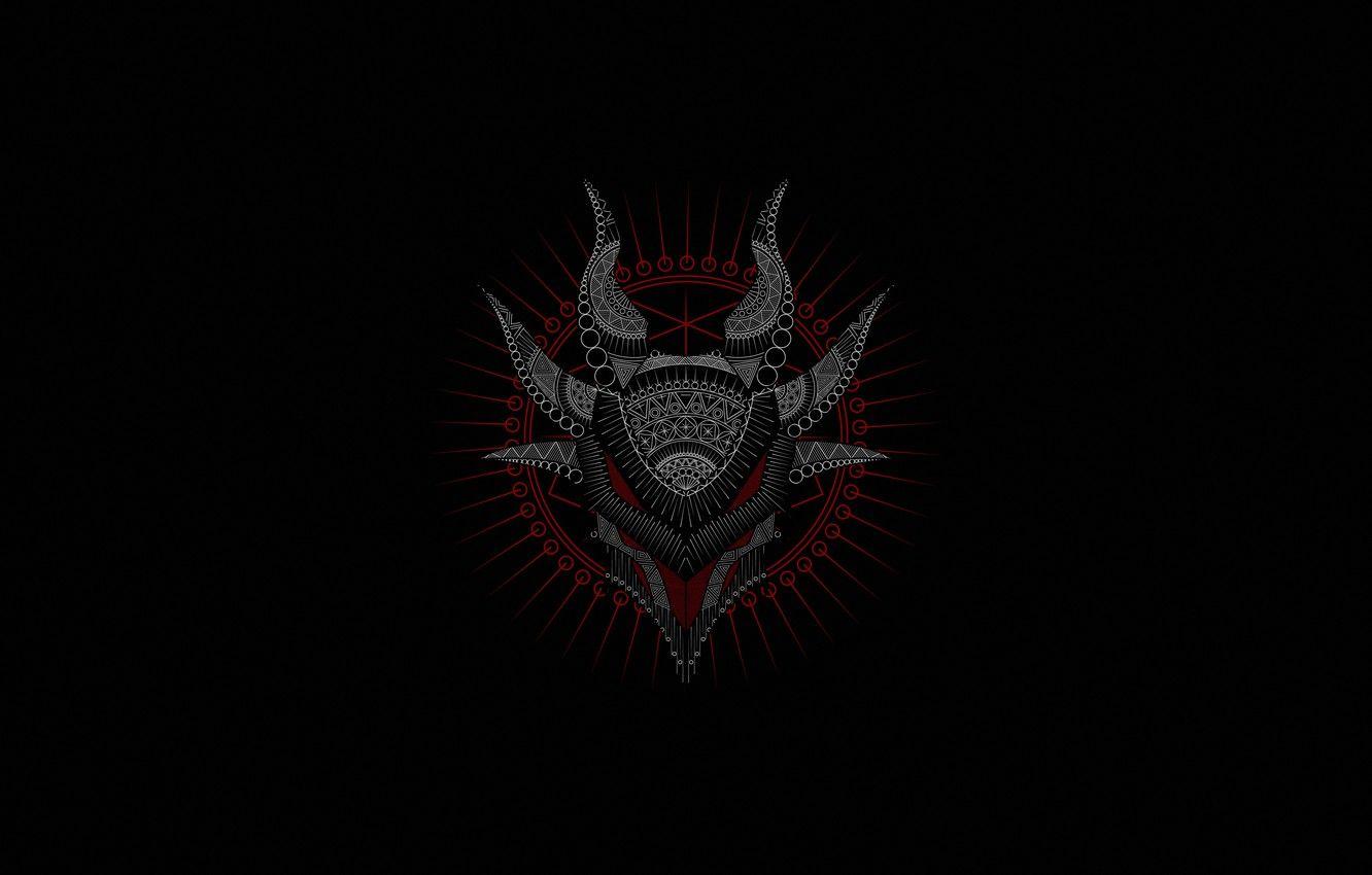 1332x850 Wallpaper Black Devil