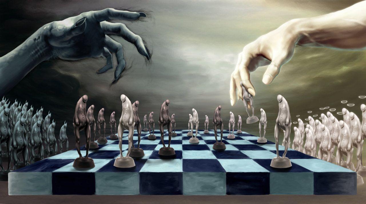 1280x714 Good And Evil Wallpaper