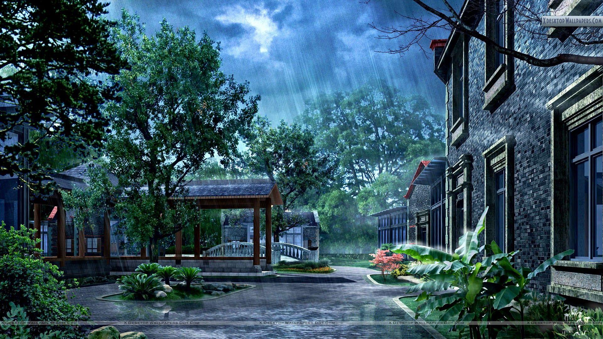 1920x1080 Free download Rainy Day In Morning [1920x1080] for your Desktop