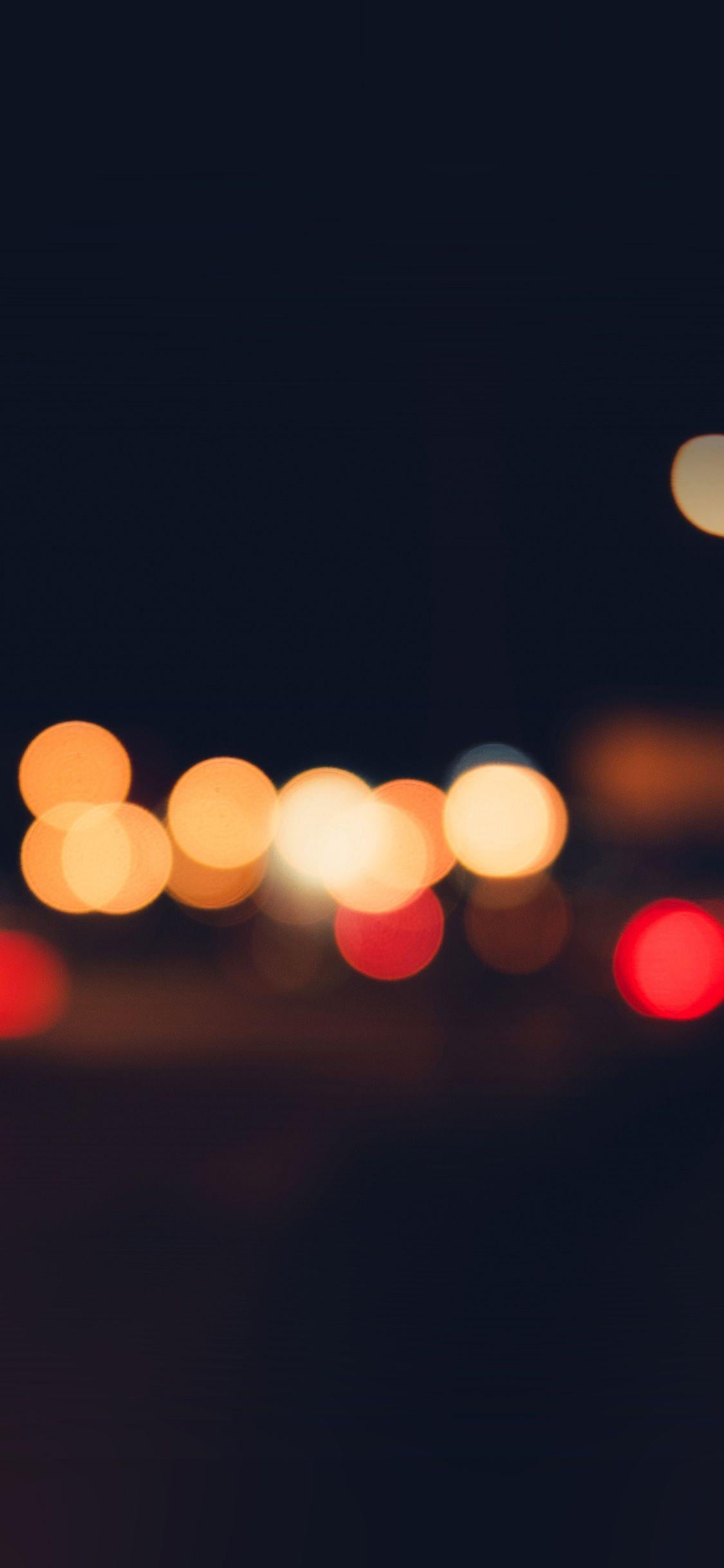 1125x2436 iPhone X wallpaper. bokeh dark lights