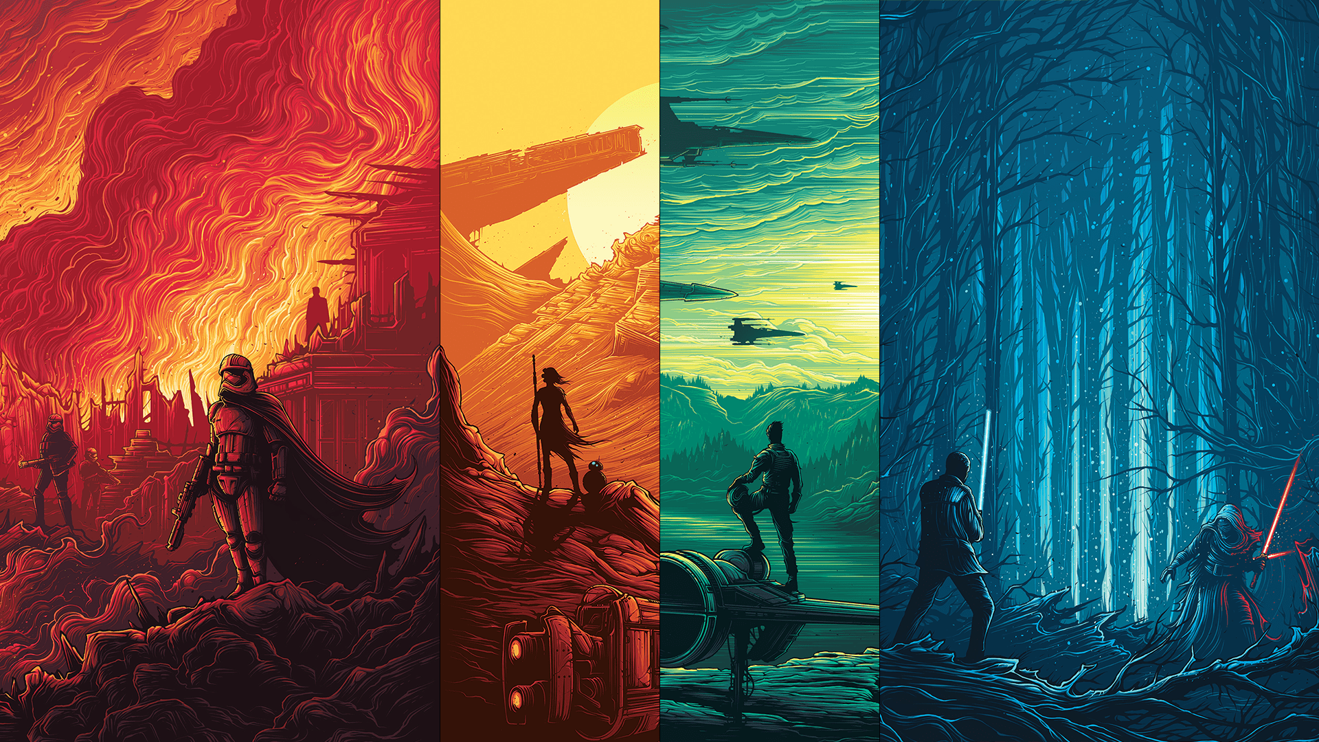 1920x1080 Star Wars Poster Wallpaper