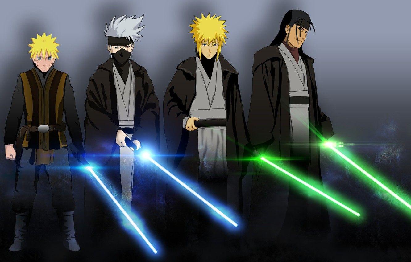 1332x850 Wallpaper Star Wars, game, Naruto, anime, ninja, asian, jedi, manga, shinobi, japanese, Naruto Shippuden, oriental, asiatic, by unrealpixel image for desktop, section сёнэн