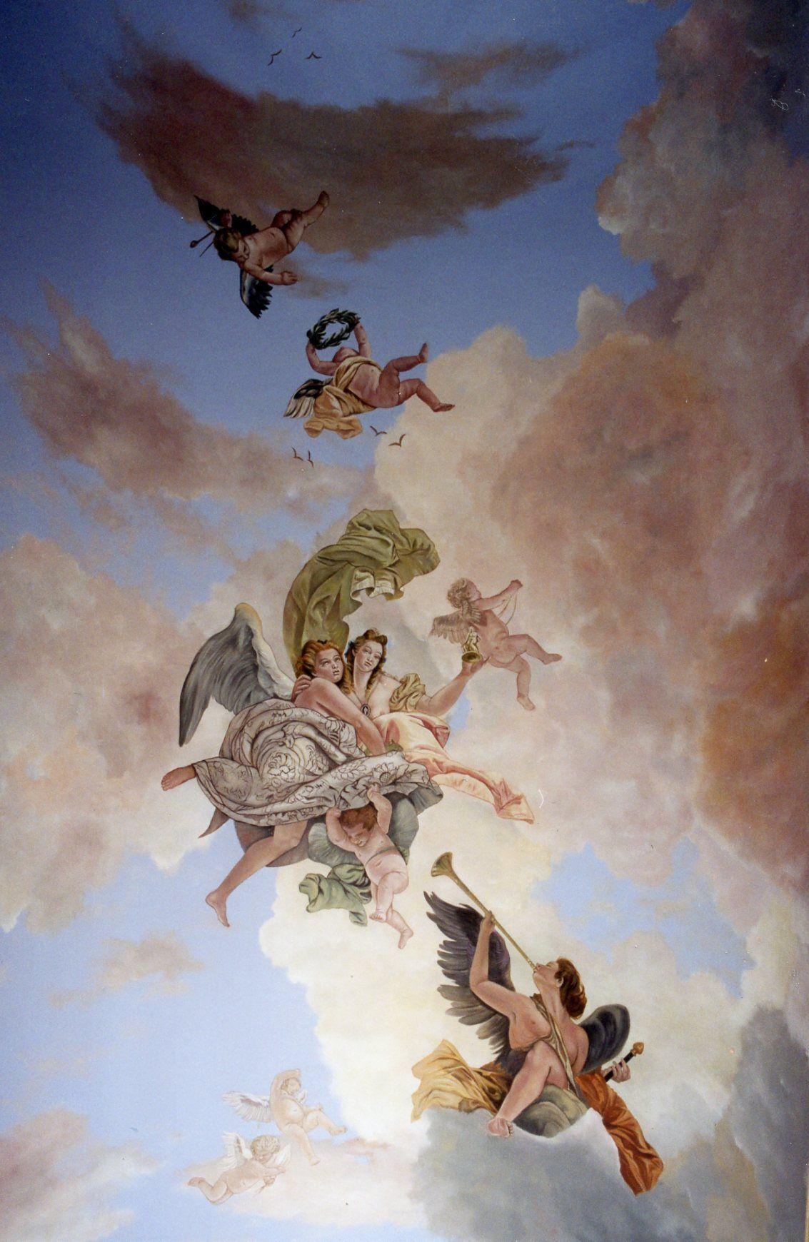 1133x1740 Dome Mural. Greek paintings, Art, Renaissance paintings