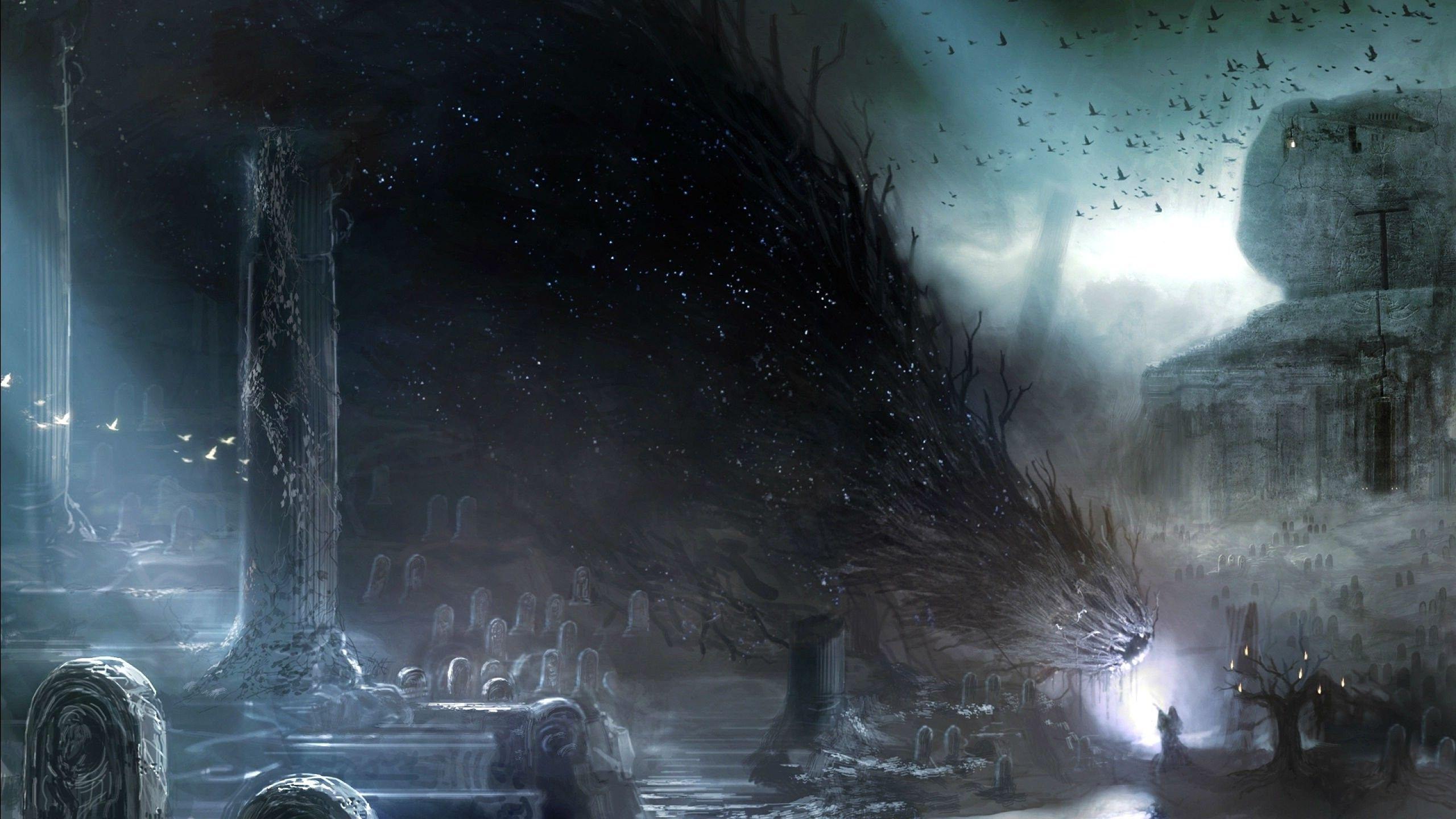 2560x1440 Full HD, Demon Mobile Wallpaper, Souls, Artwork, demons, Dsouls