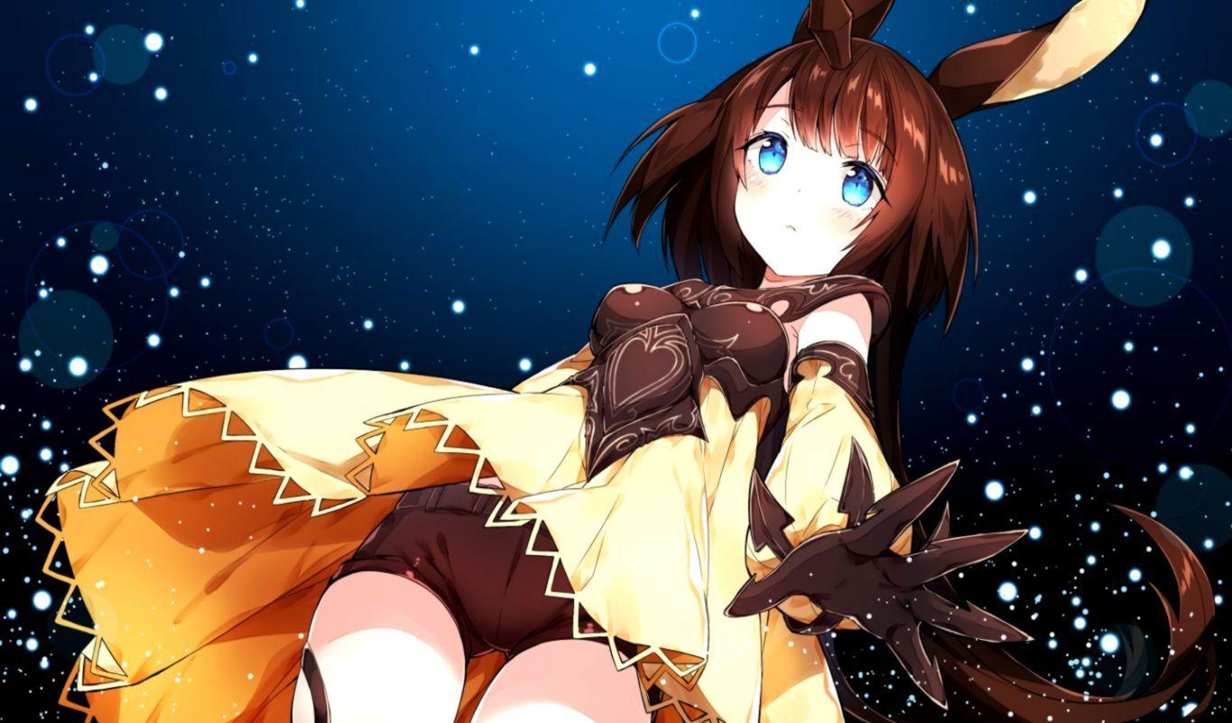 1365x801 Anime Cute Girl Rabbit Wallpaper