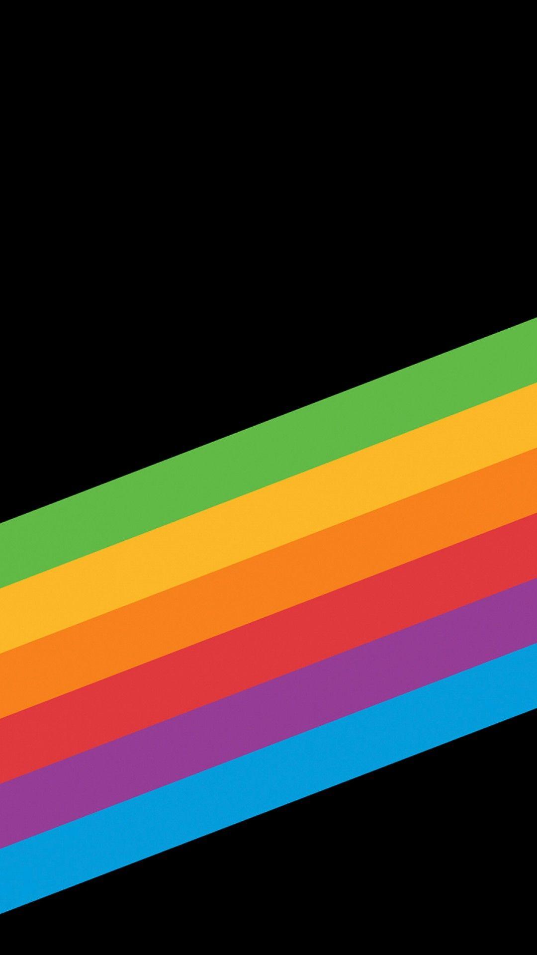 1080x1920 Free Heritage Rainbow Stripe Stock Wallpaper for Desktop and Mobiles iPhone 6 / 6S Plus