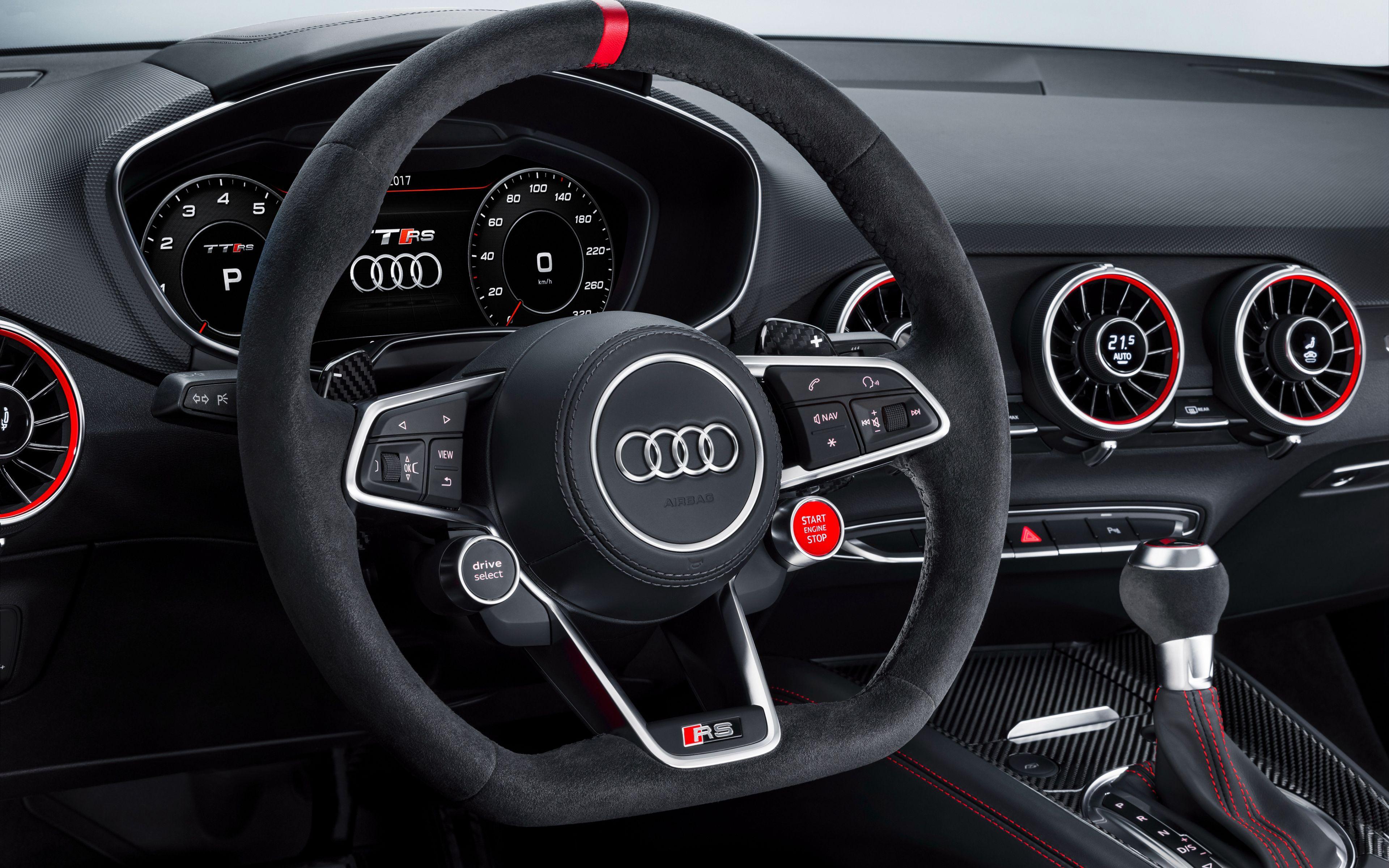 3840x2400 Download 3840x2160 Wallpaper Audi Tt Rs, 2017 Car, Interior, 4 K, Uhd 16: Widescreen, 3840x2160 HD Image, Background, 20908