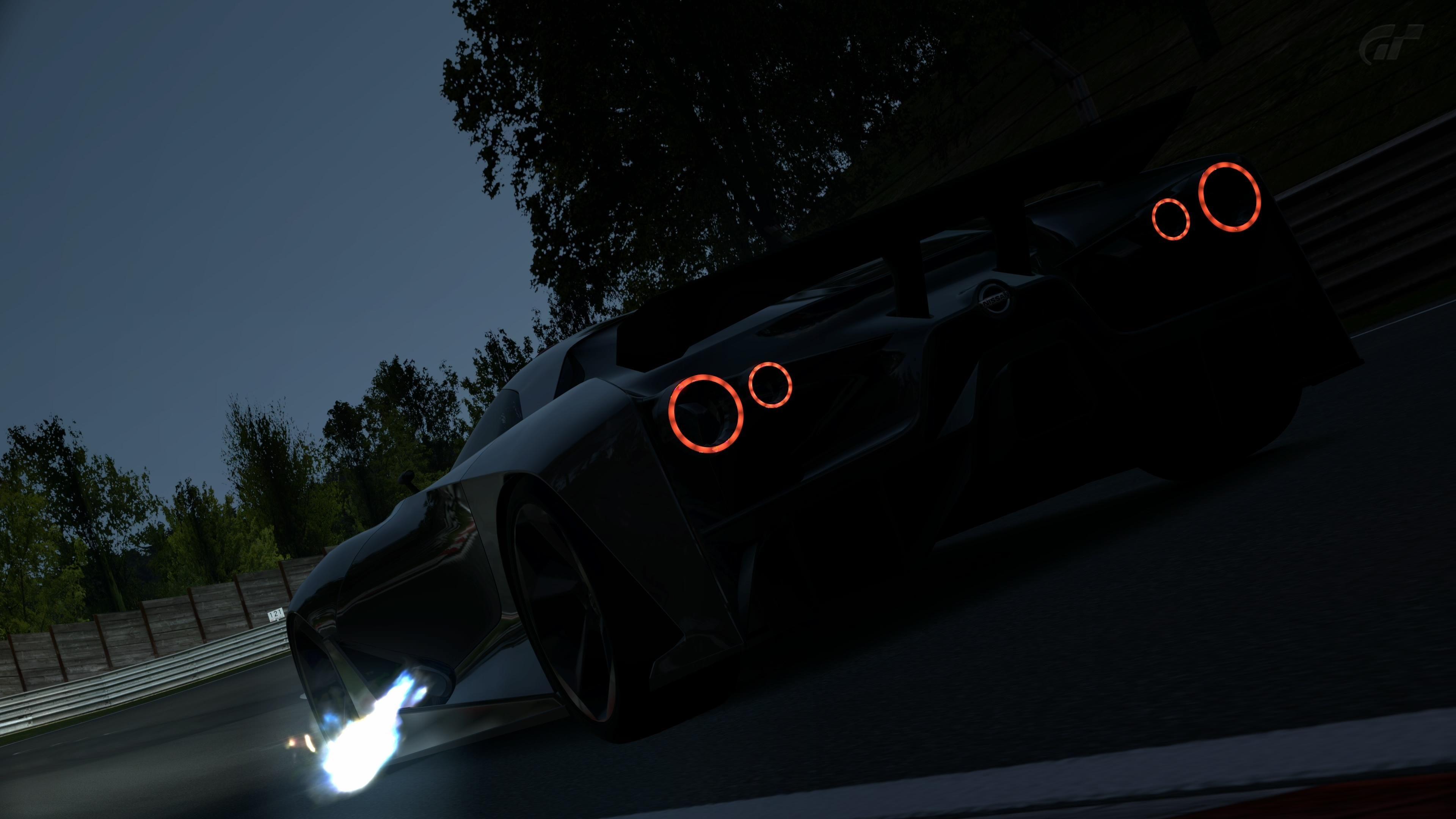3840x2160 Nissan at night Turismo 6 HD desktop wallpaper : Widescreen