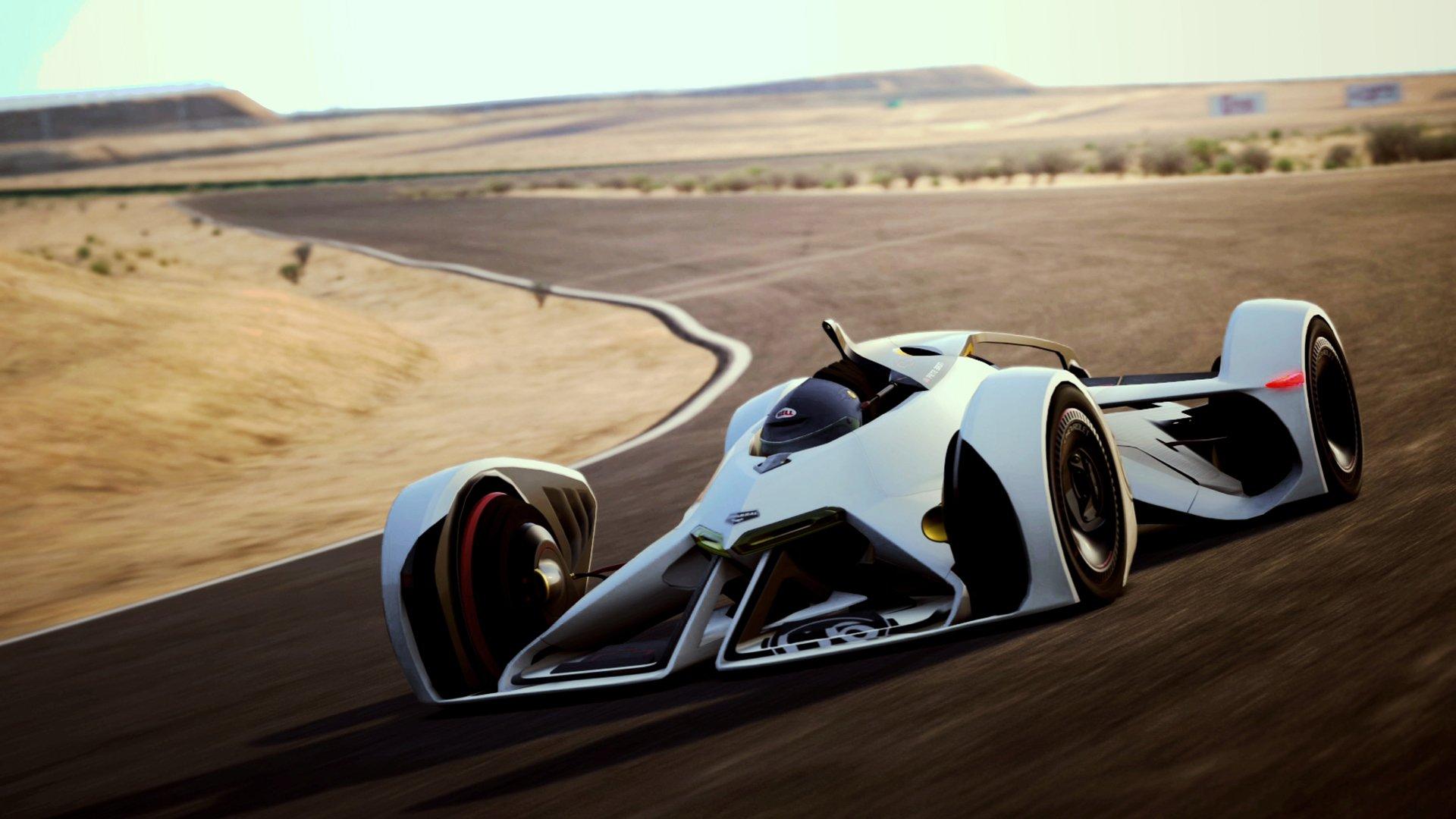 1920x1080 White race car Turismo 6 HD desktop wallpaper : Widescreen