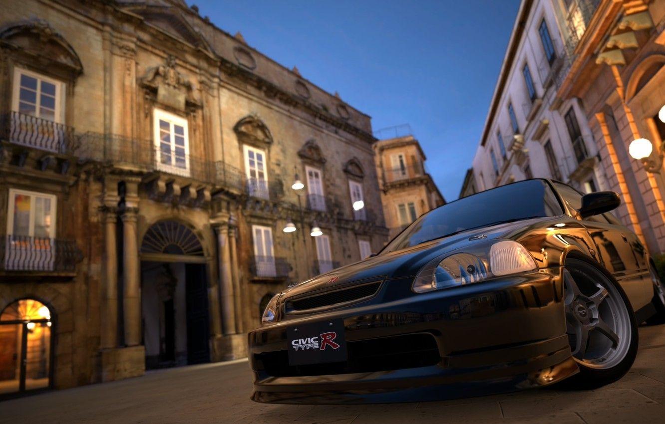 1332x850 Wallpaper machine, Honda, Civic, Gran Turismo - for desktop