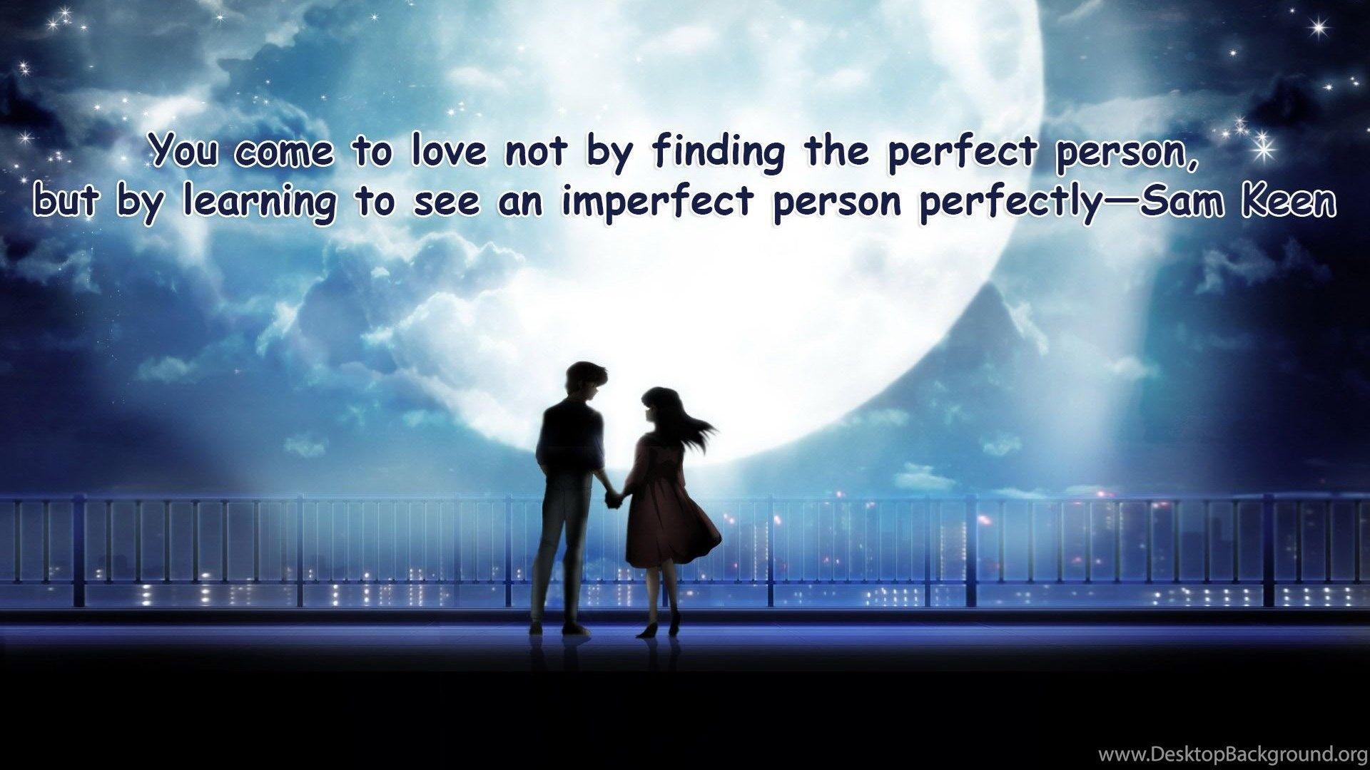 1920x1080 Love Quotes Wallpaper Romantic Couple Image With Quotes