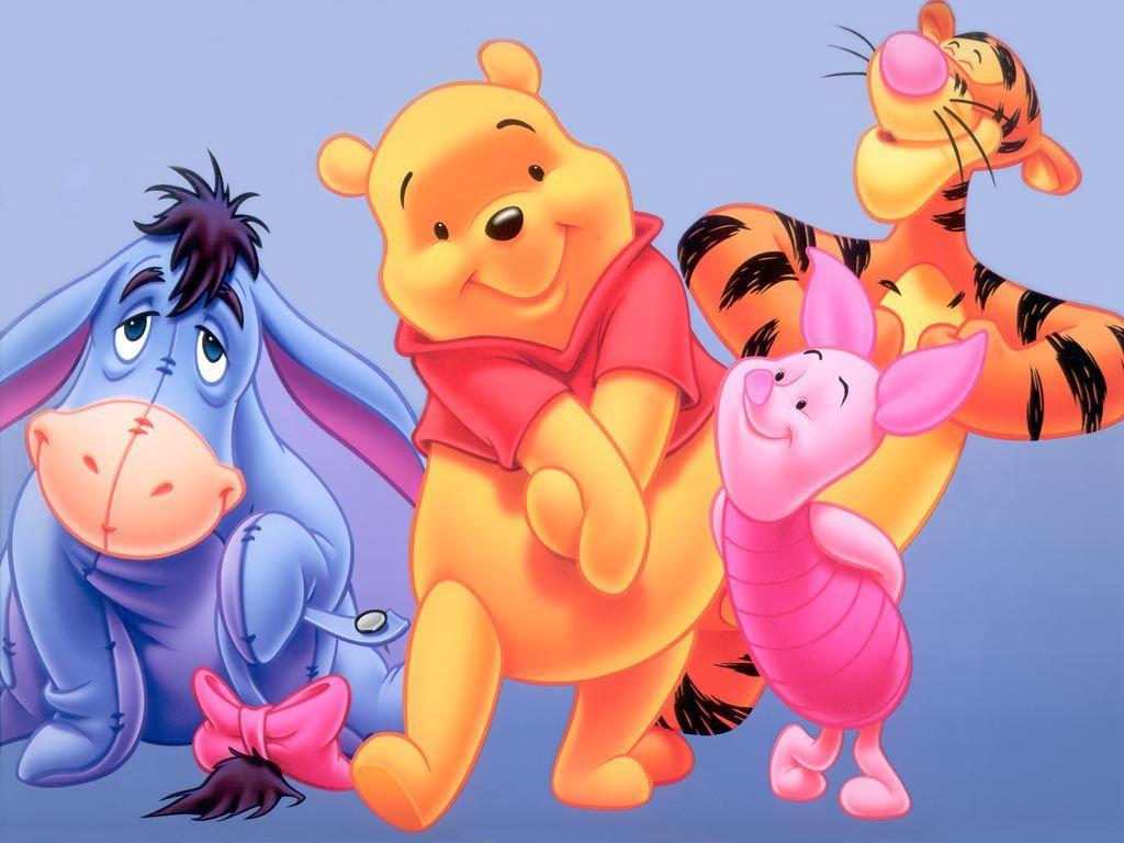 1024x768 Winnie The Pooh And Friends hình nền