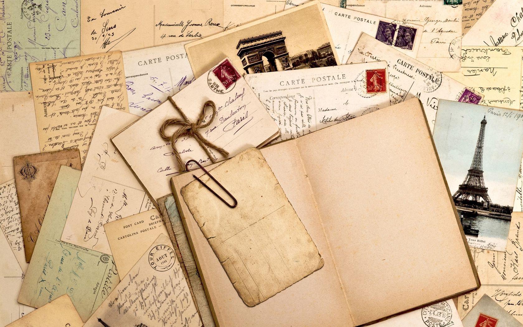 1680x1050 Download wallpaper 1680x1050 notebook, paper, write postcards