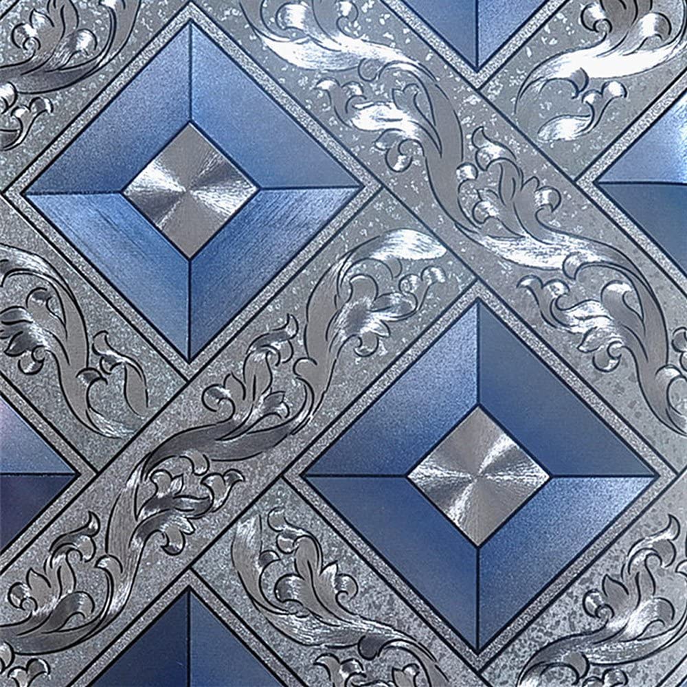 blue and silver wallpaper