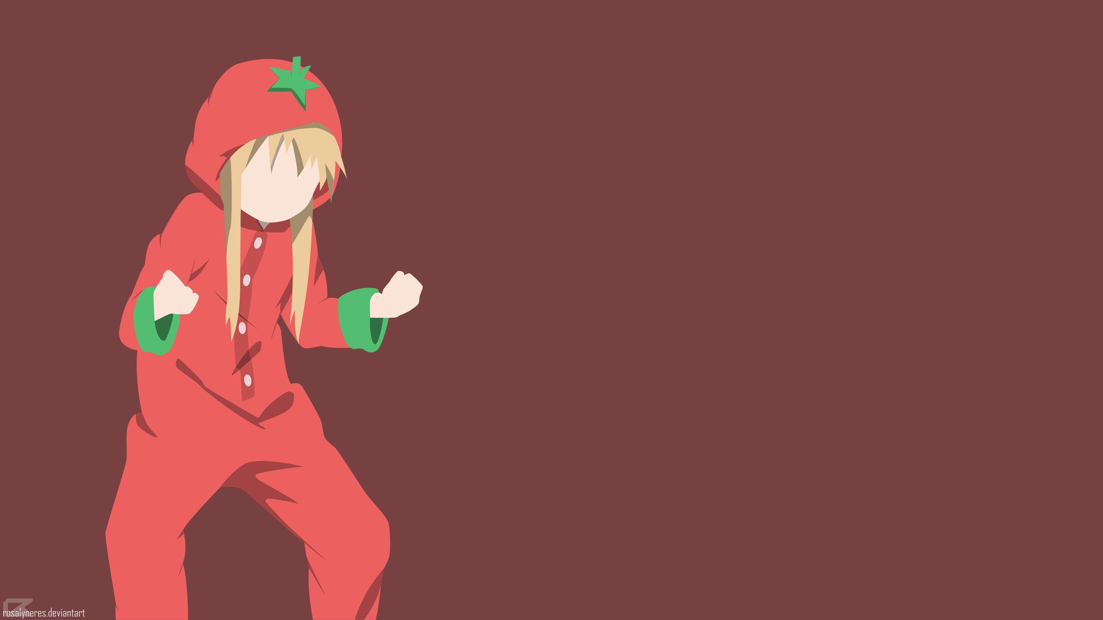 3840x2160 Yuru Yuri, Toshinou Kyouko, Tomatoes HD Wallpaper / Desktop