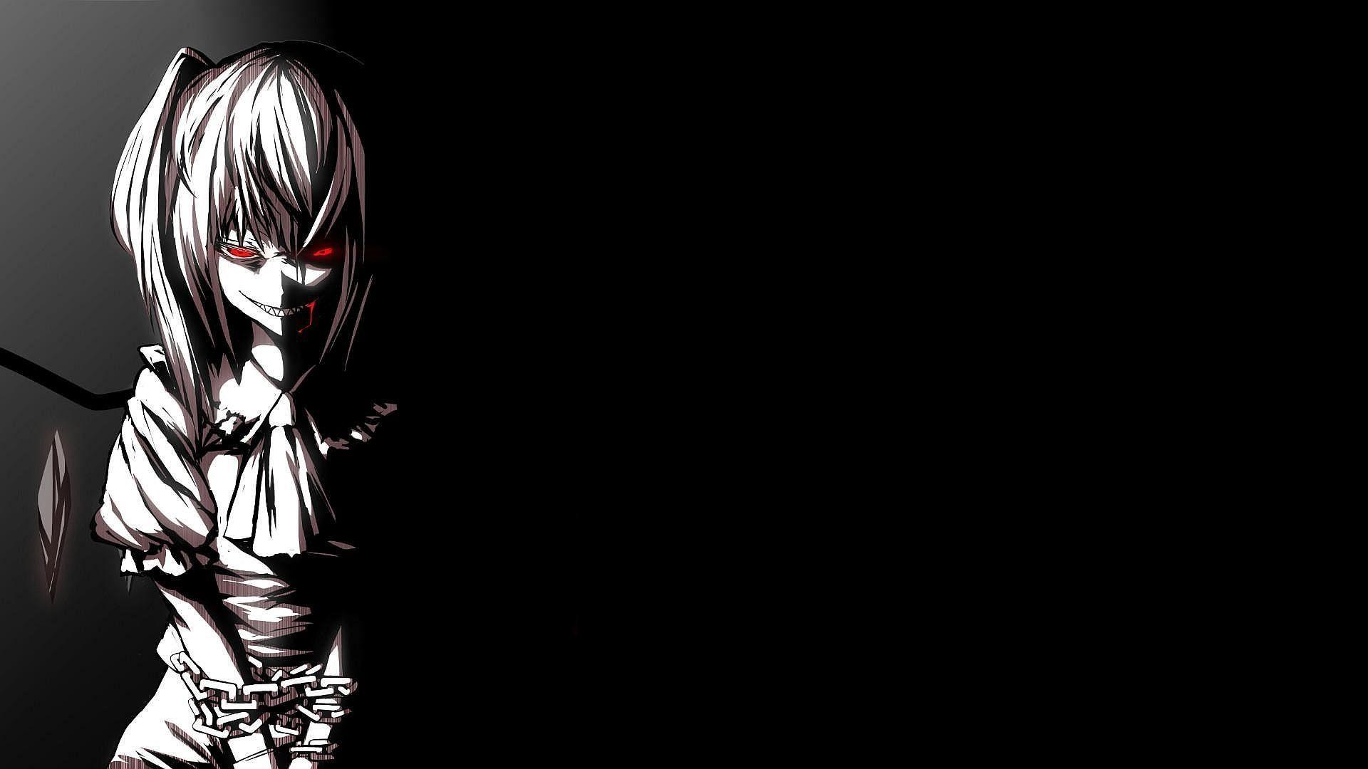 Scary Dark Anime, dark anime pfp HD phone wallpaper