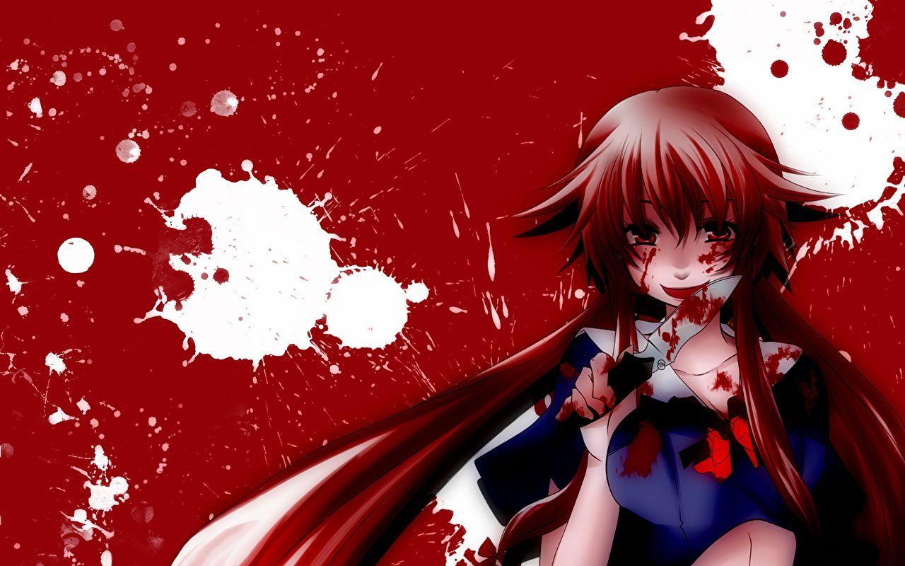 1280x800 Wallpaper Future Diary Anime female