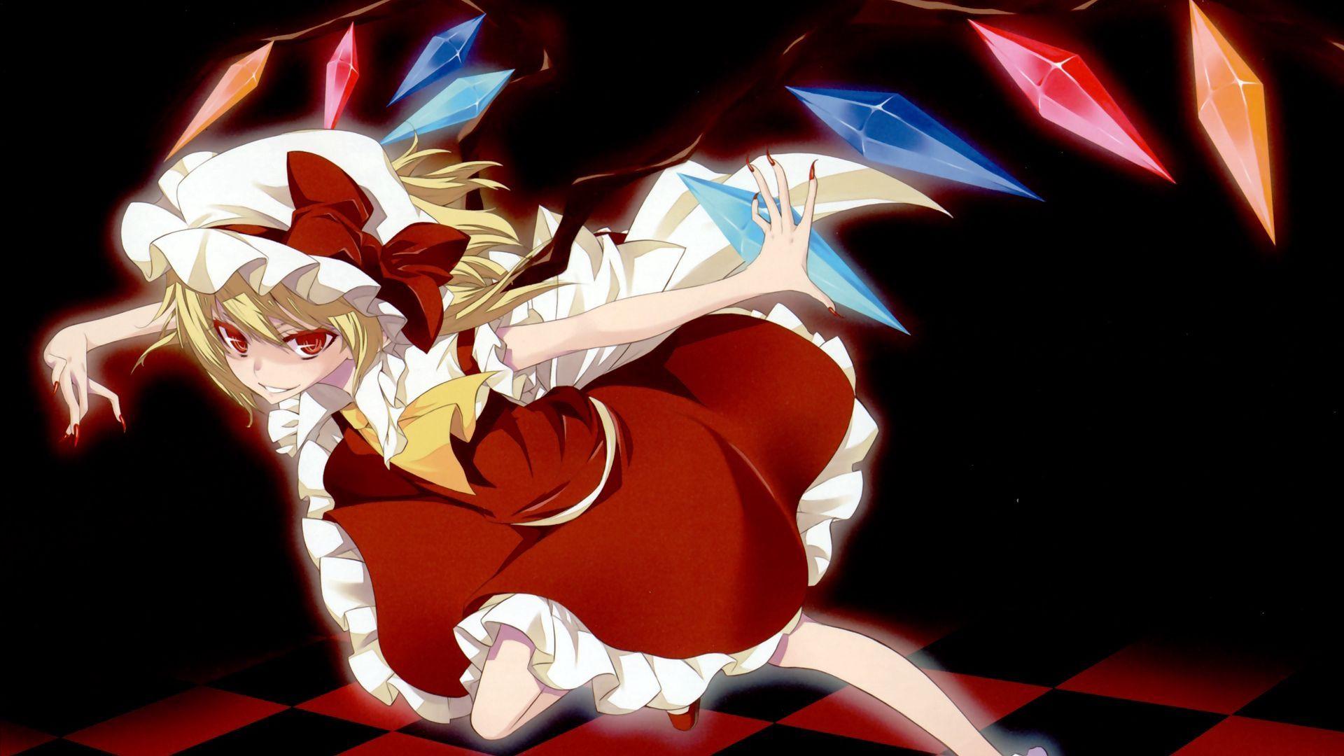 1920x1080 Download wallpaper 1920x1080 anime, girl, vampire, flying, magic full hd, hdtv, fhd, 1080p HD background