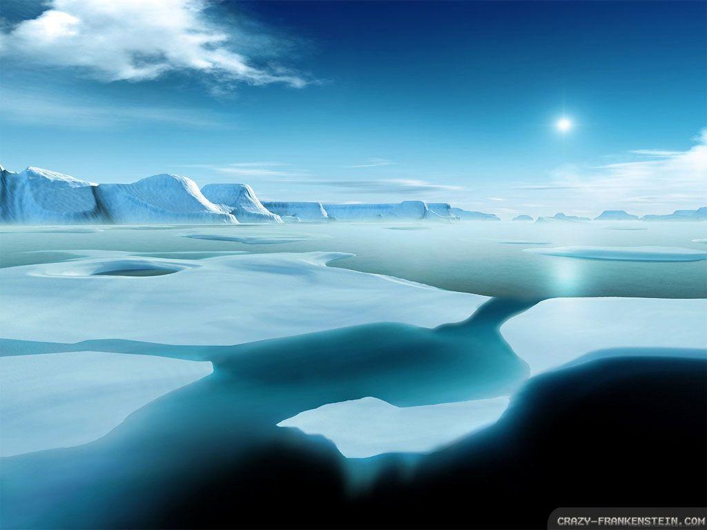 1024x768 North Pole Background. Southpole
