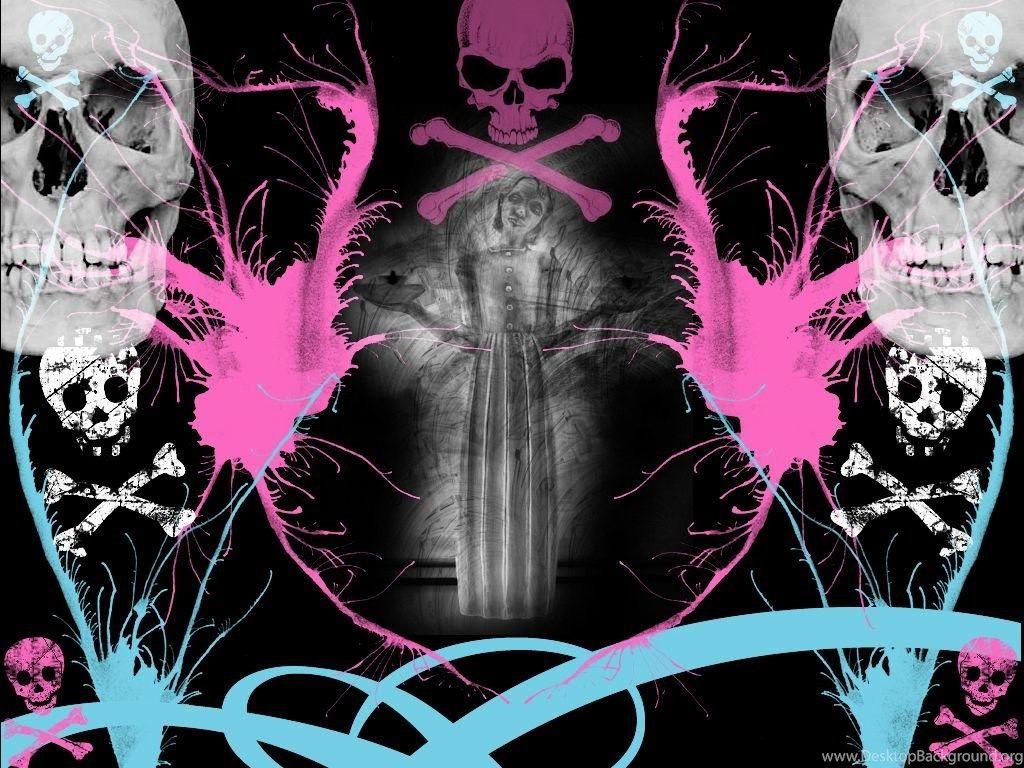 1024x768 Cool skull wallpaper for girls more like skull wallpaper