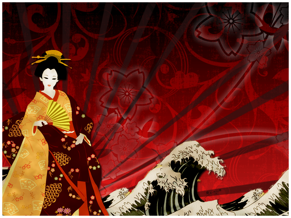 1024x768 Geisha Background. Memoirs of a Geisha
