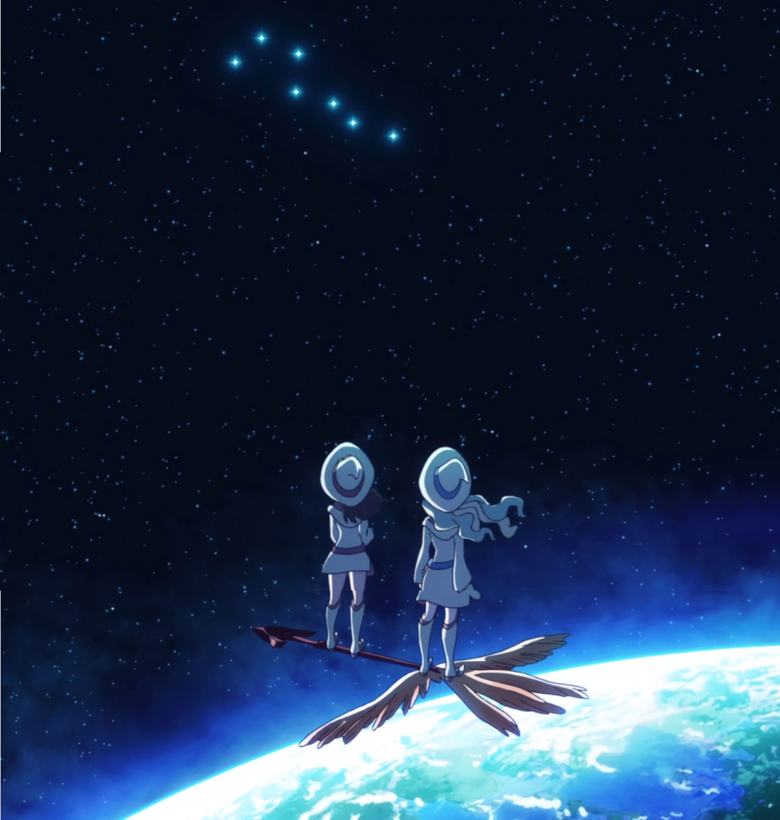 Wallpaper space, game, star, anime, planet, dragon, asian, manga for mobile  and desktop, section сёнэн, resolution 5000x3200 - download