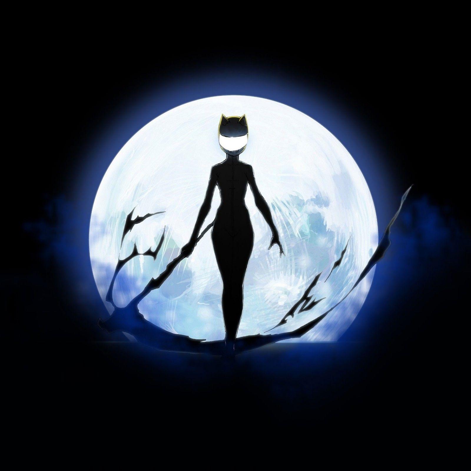 1600x1600 illustration, anime, planet, reflection, sphere, Earth