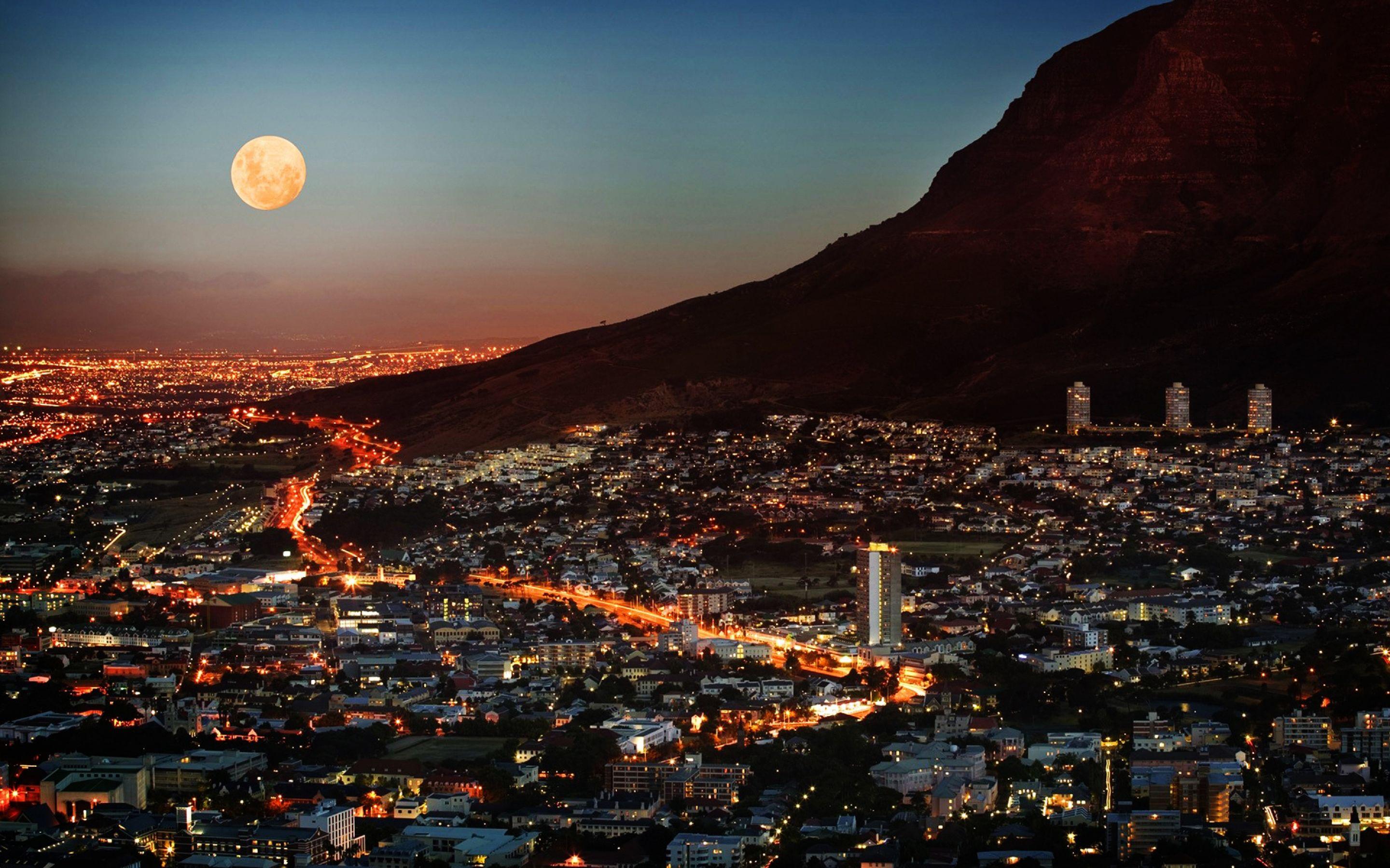 2880x1800 South Africa night wallpaperx1800