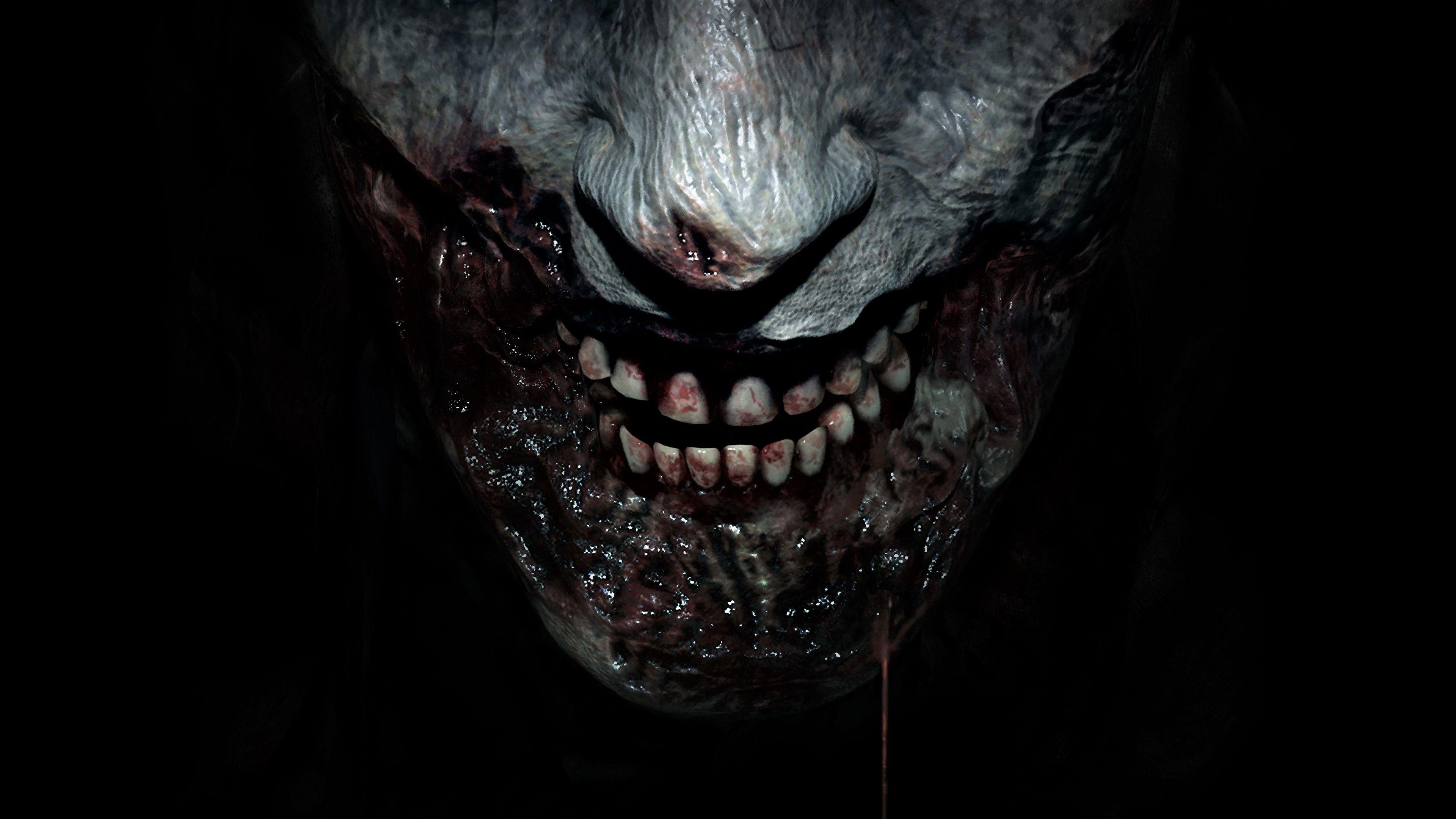 3840x2160 Zombie's Face 4k Ultra HD Wallpaper. Background Imagex2160