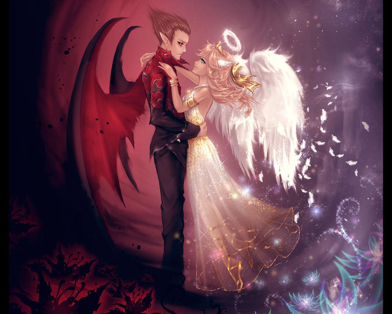 1280x1024 and Evil Angels love wallpaper from Angels wallpaper