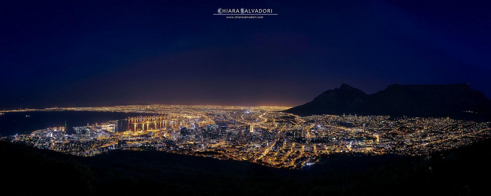 1600x641 Cape Town by night. Cape town south africa, Cape town, Africa