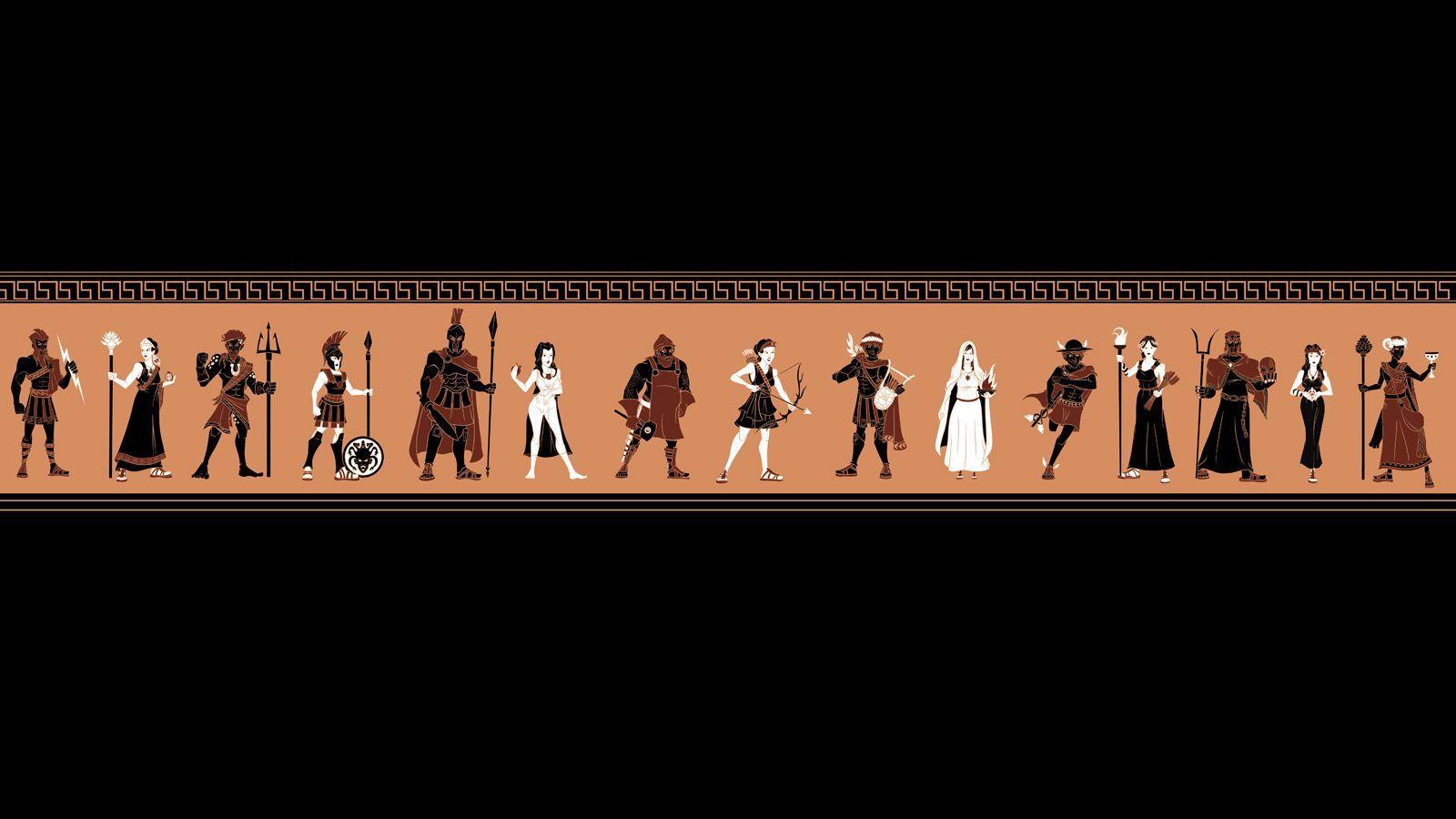 1600x900 Free Greek Mythology Wallpaper. Nerdy wallpaper, Wallpaper