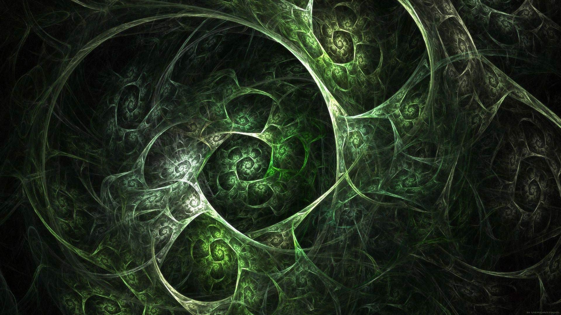 1920x1080 Green Fractal HD Wallpaperx1080