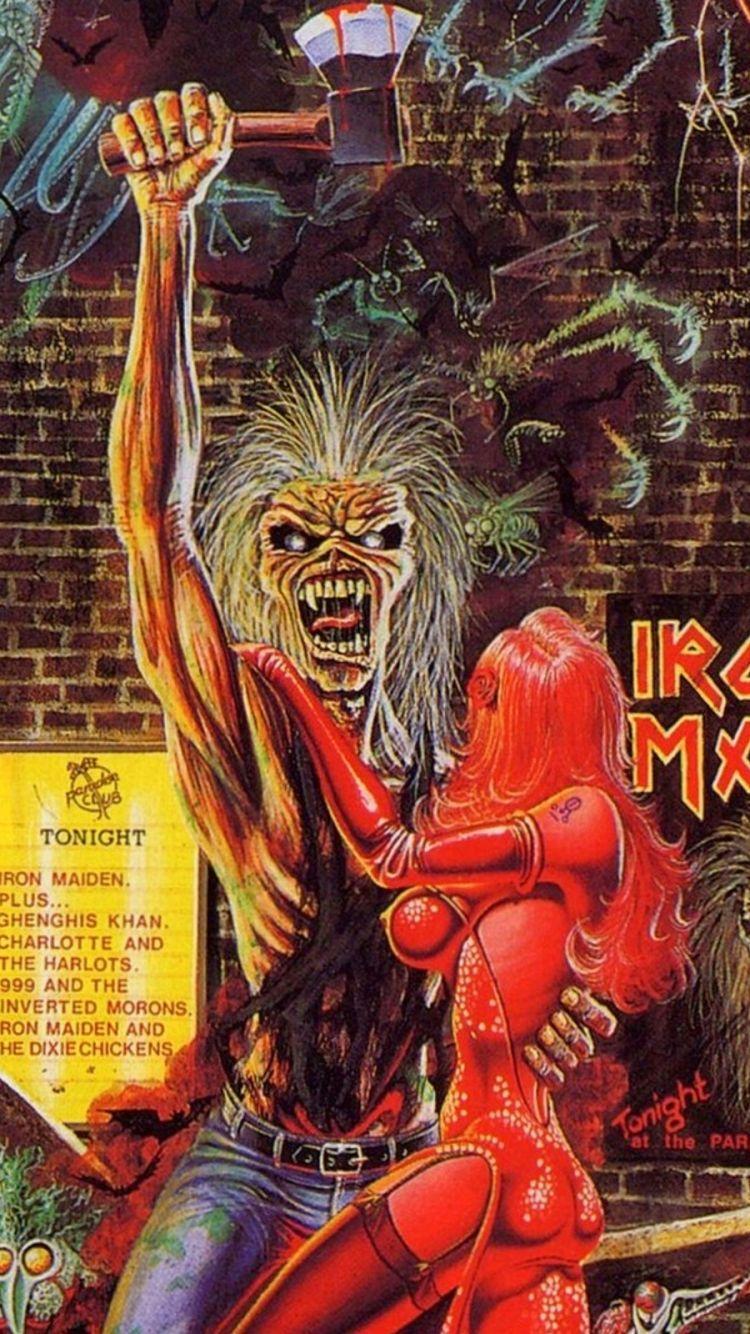 750x1334 Iron Maiden Wallpaper For Mobile High Quality
